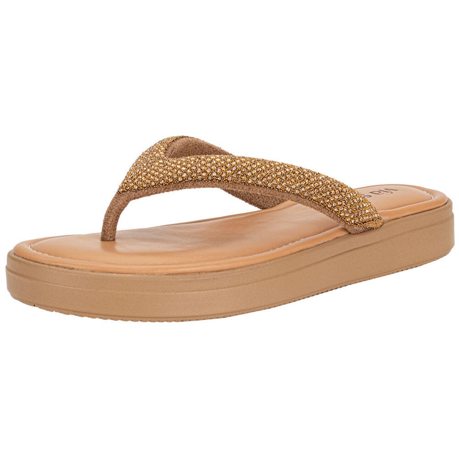 Tamanco Feminino Flat Via Scarpa 173718170 3948170 Caramelo