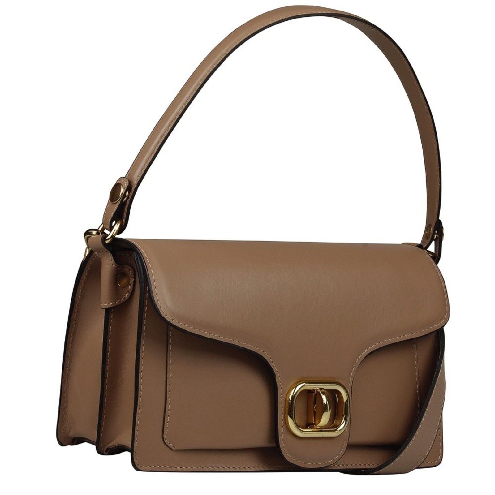 Bolsa Média Linea Bella 6088 Marrom Claro