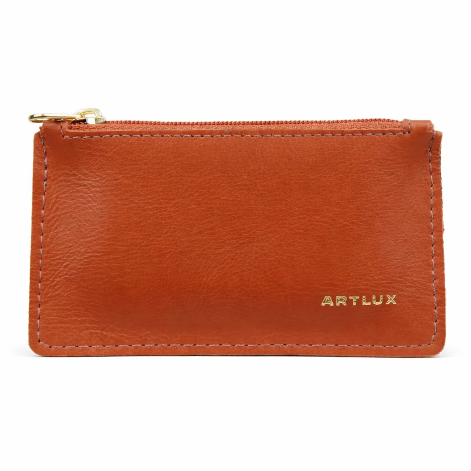Porta Moedas em Couro Artlux Caramelo