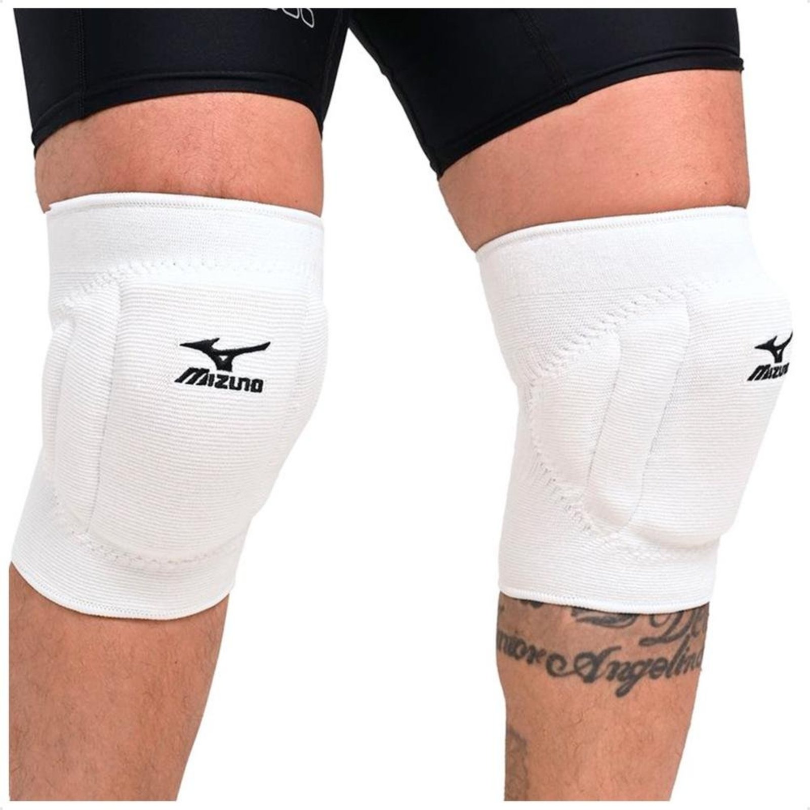 Joelheira Mizuno T10 Plus Unissex Branco