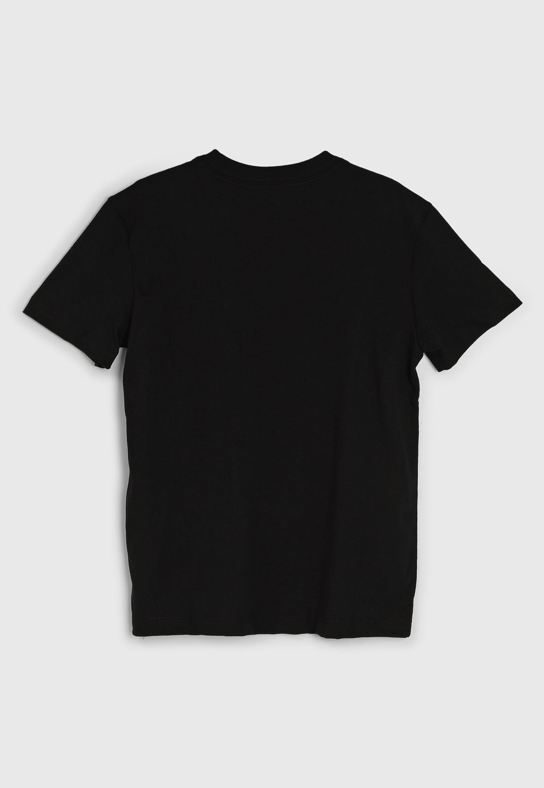 Vista 3 Infantil - Camiseta Calvin Klein Manga Curta Preta Calvin Klein Kids preto Calvin Klein Kids preto