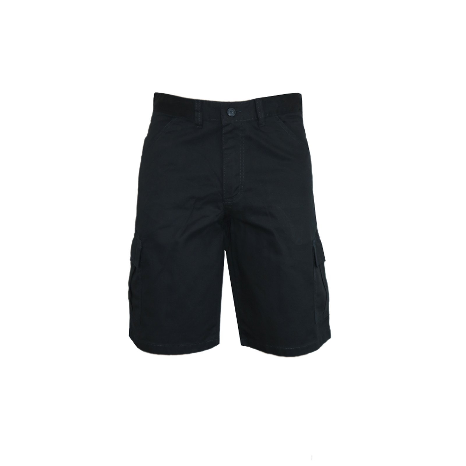 Bermuda De Brim Sarja com Bolsos Laterais Original Amil Exclusivo Preto