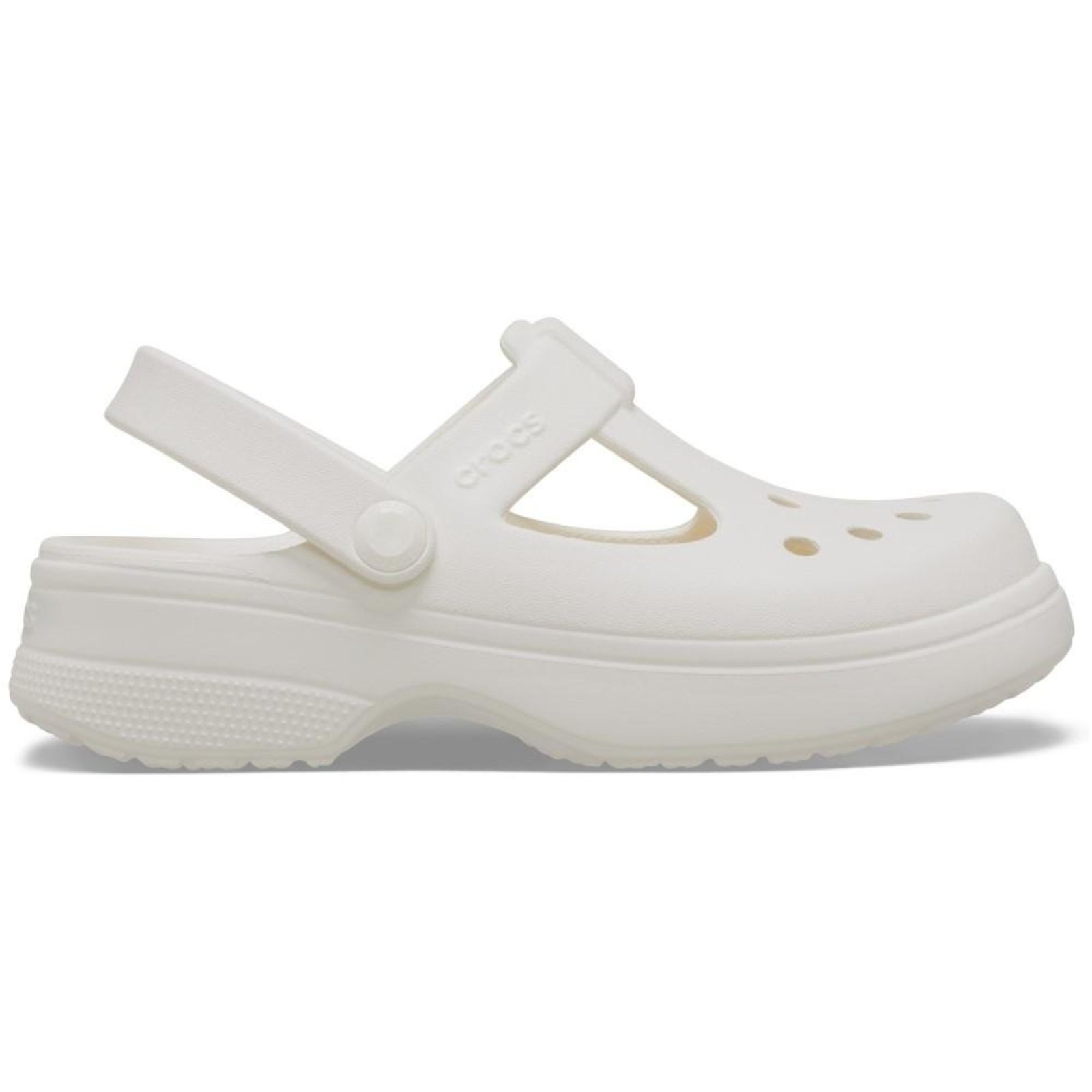 Infantil - Sandália Crocs Classic Y Jane Clog T Chalk Bege
