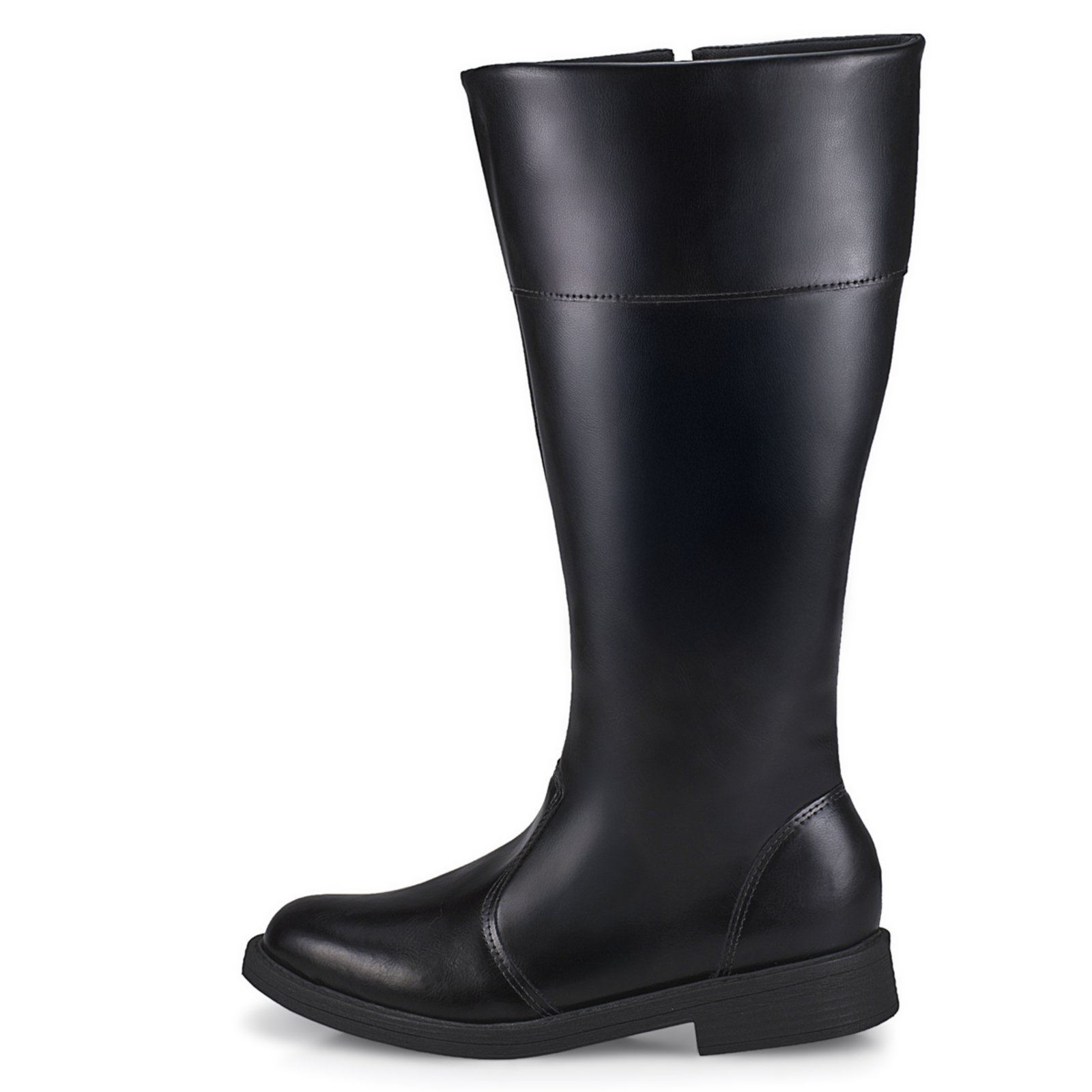 Vista 2 Bota Feminina Cano Alto Salto Baixo Bloco Conforto Elegante Montaria 831 LÓRIS SHOES preto LÓRIS SHOES preto