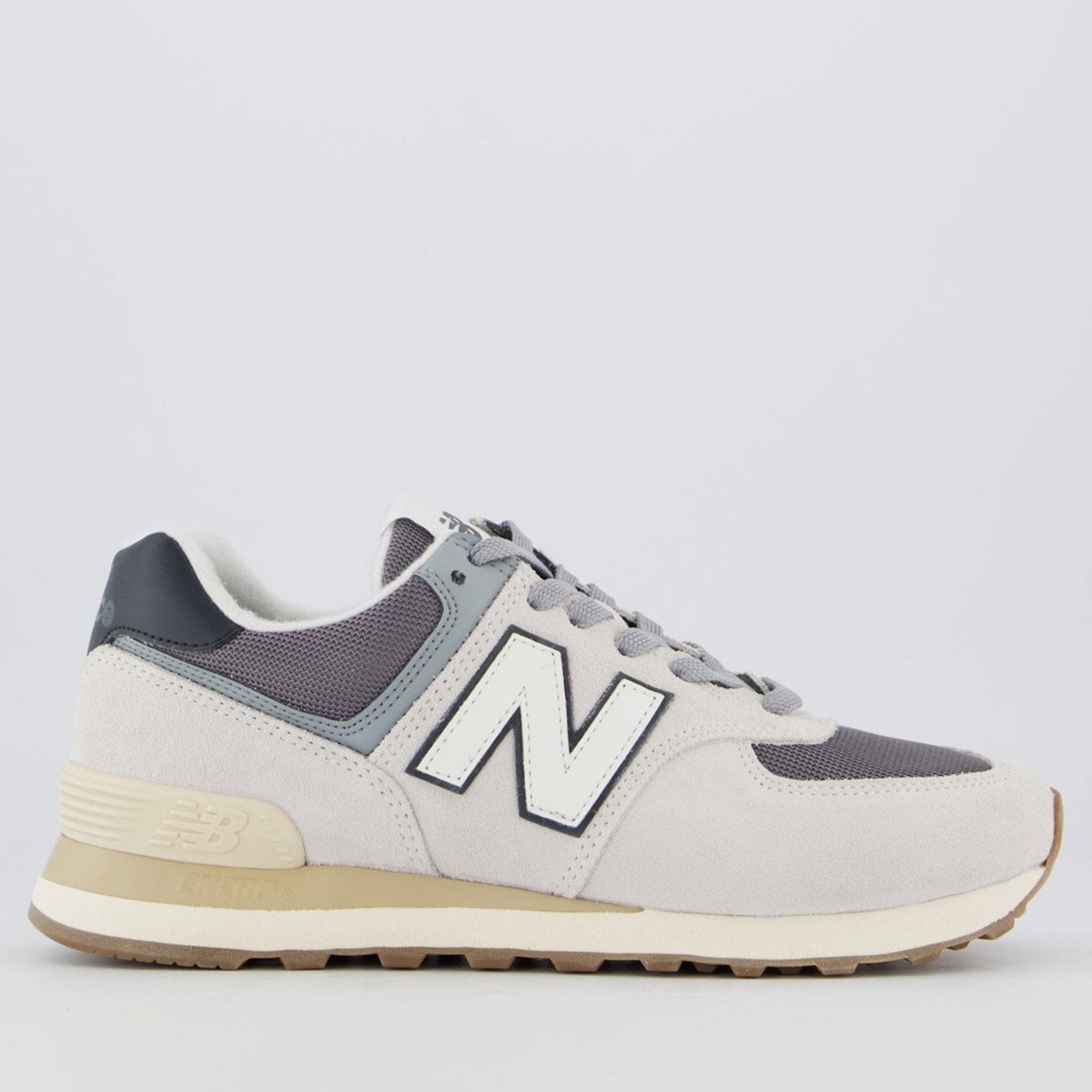 Tênis New Balance 574 V2 Cinza e Bege