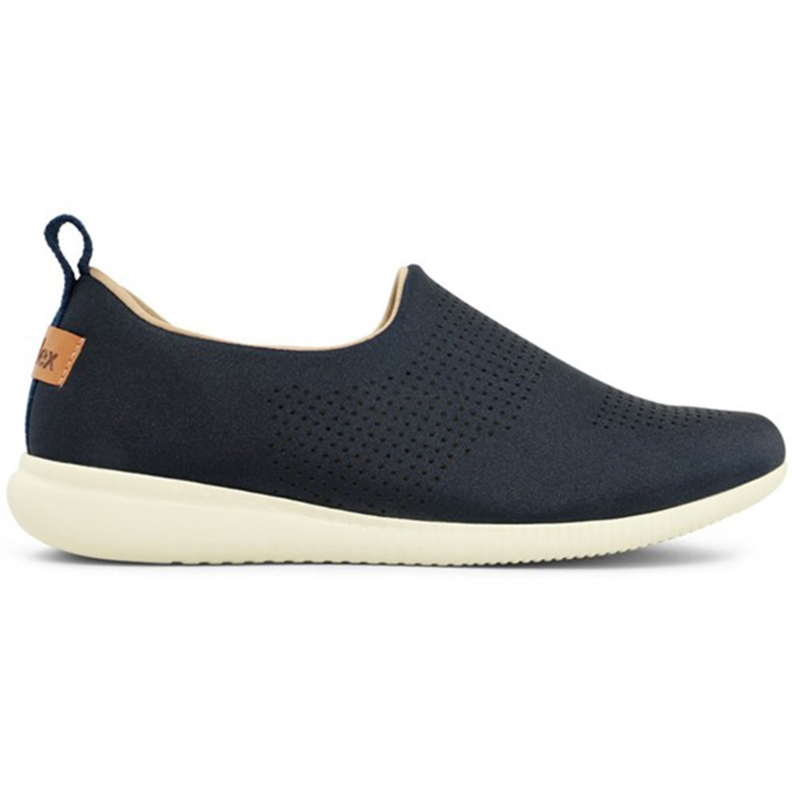 Tênis Moda Feminino Casual Usaflex Slip On Muito Confortavel New Blue