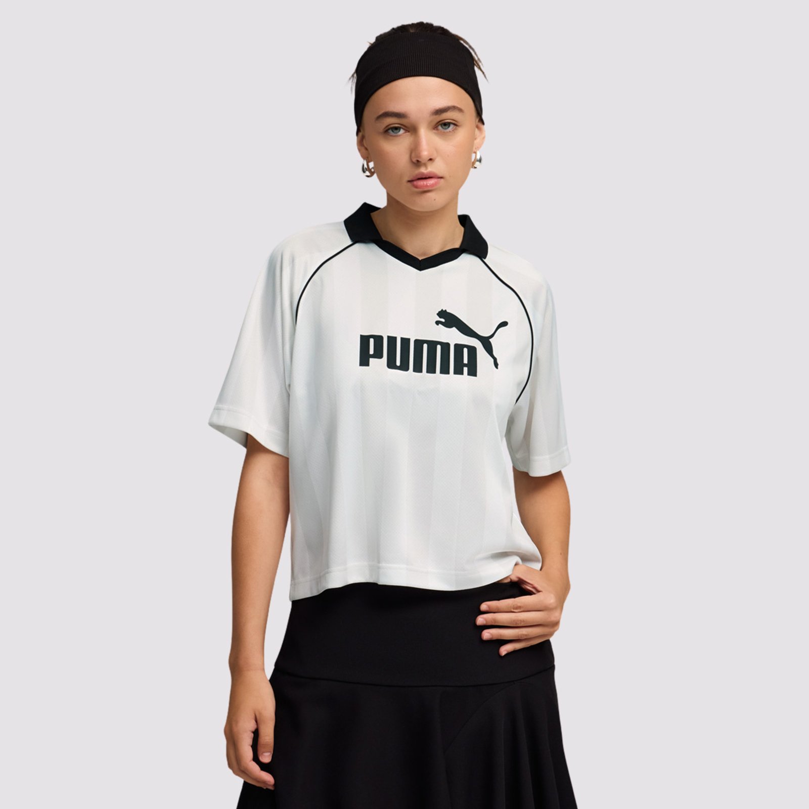Camiseta Puma Ess Jersey Feminina Branca