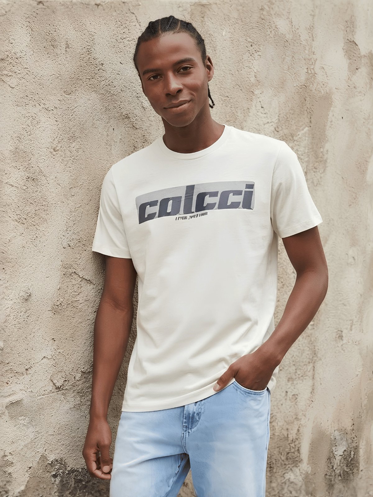 Camiseta Masculina Estampa Logo Colcci