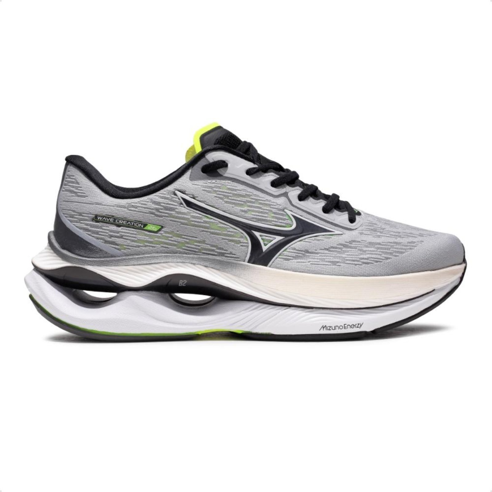 Tênis Mizuno Wave Creation 26 Unissex Cinza