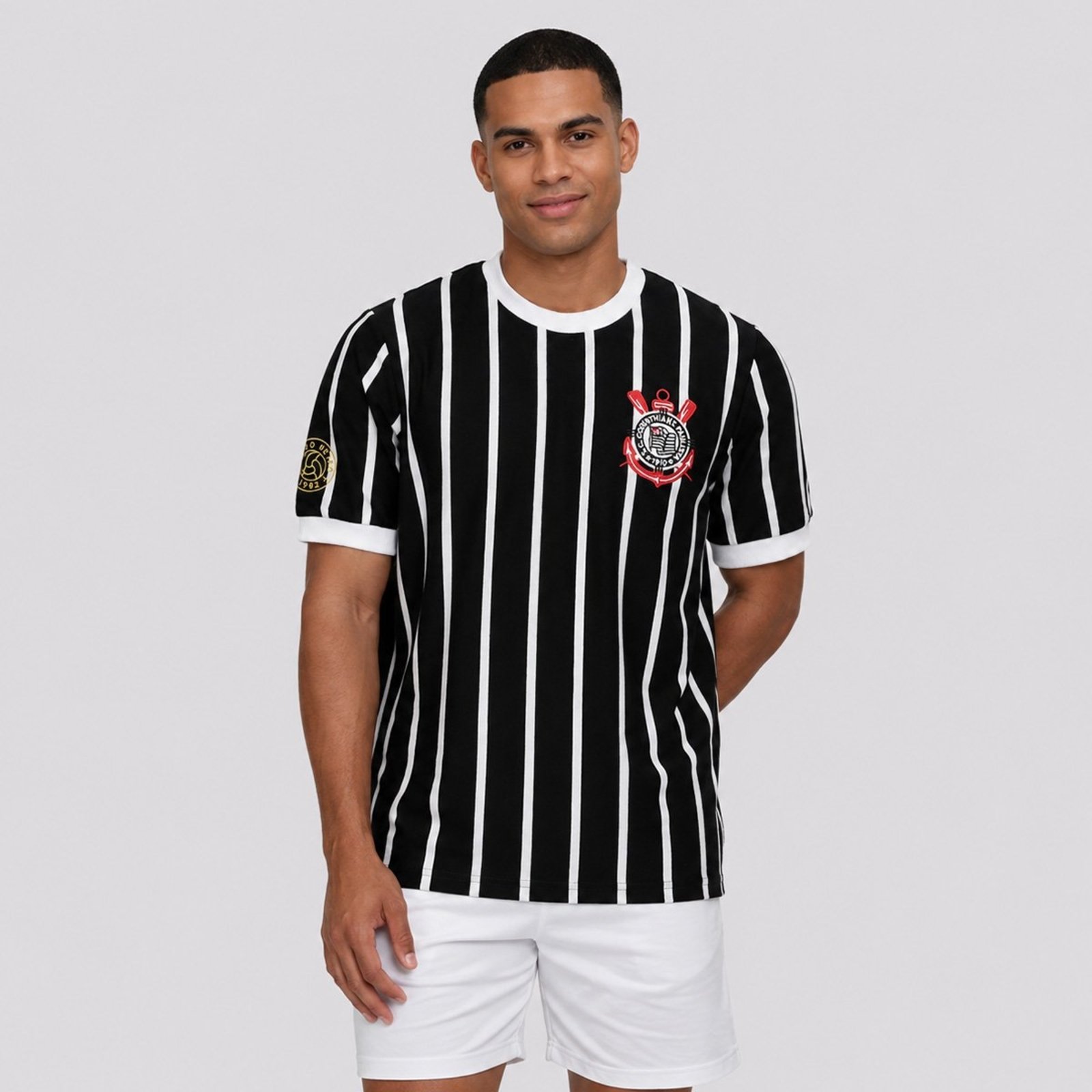 Camisa Corinthians Retrô 1982 Preta