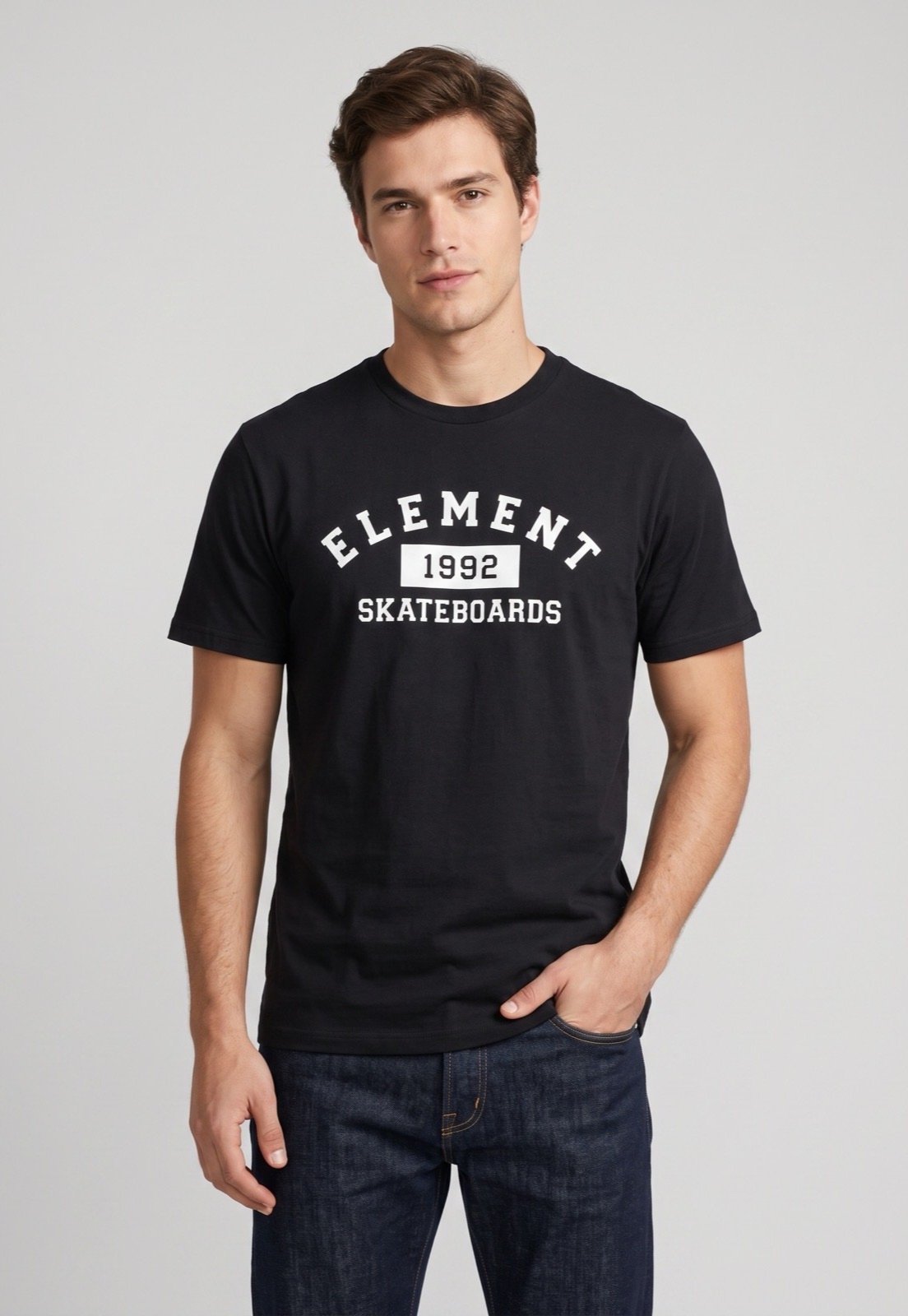 Camiseta Masculina Element Home Team Preta