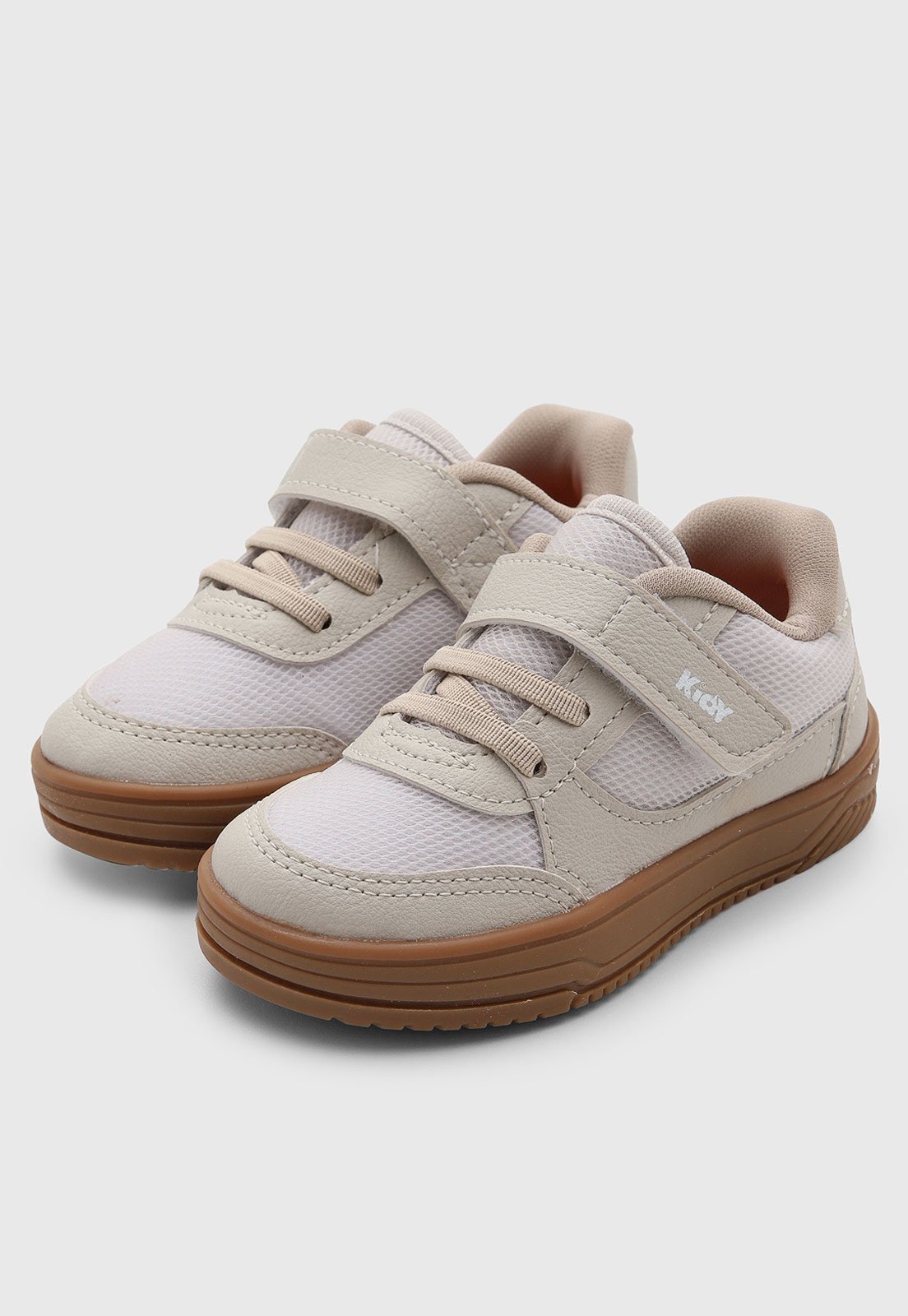 Infantil - Tênis Kidy Casual Sola 2cm Nude