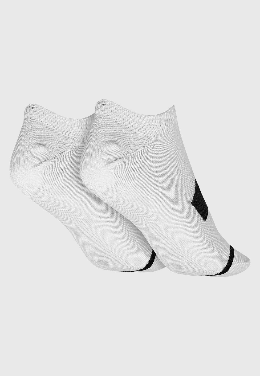 Vista 2 Kit Meia Invisível Quiksilver Branca branco Quiksilver branco
