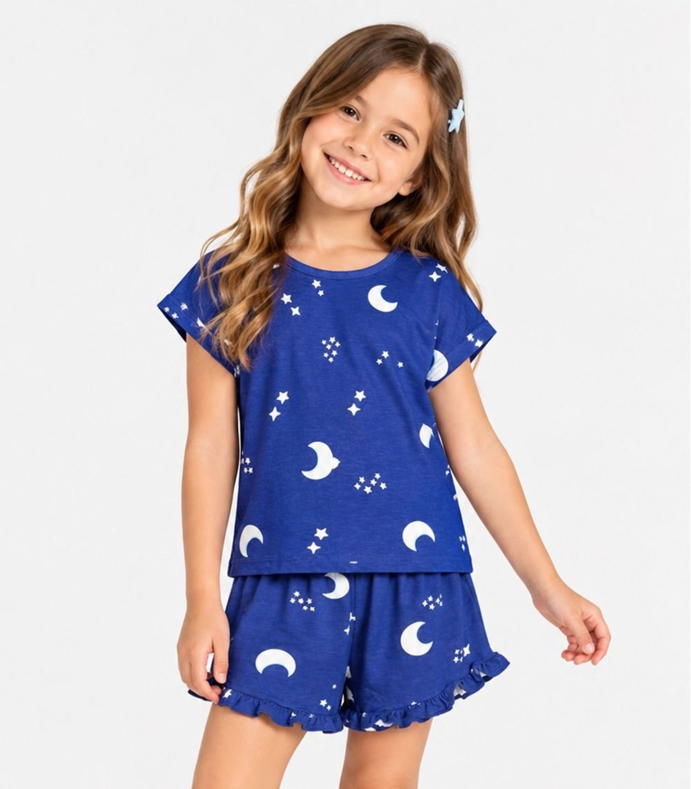 Pijama Feminino Estampado Select Azul