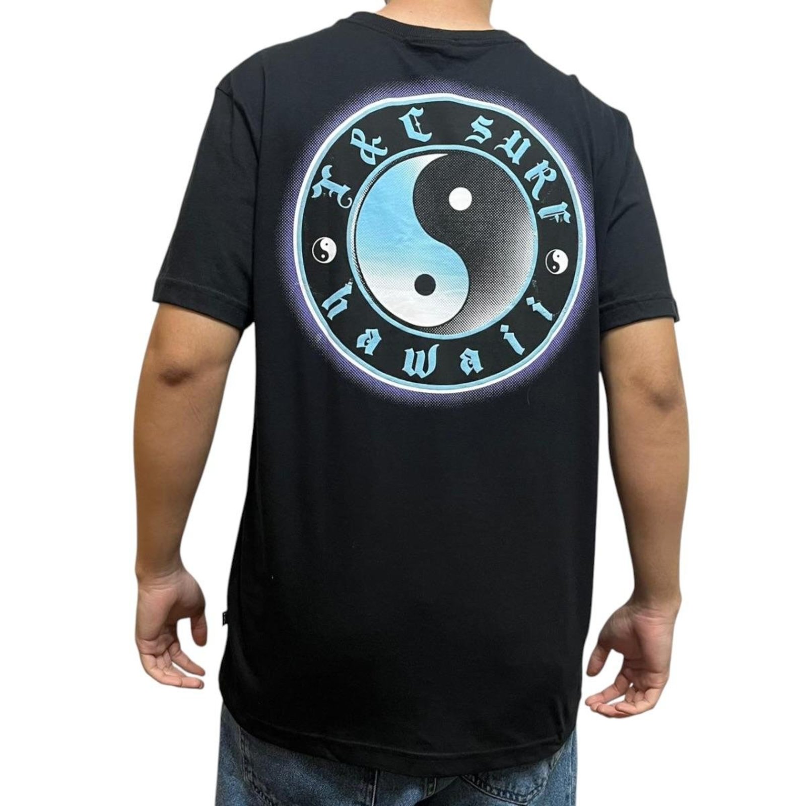 Camiseta Classic Bloe Tropics- Town & Country - Preto