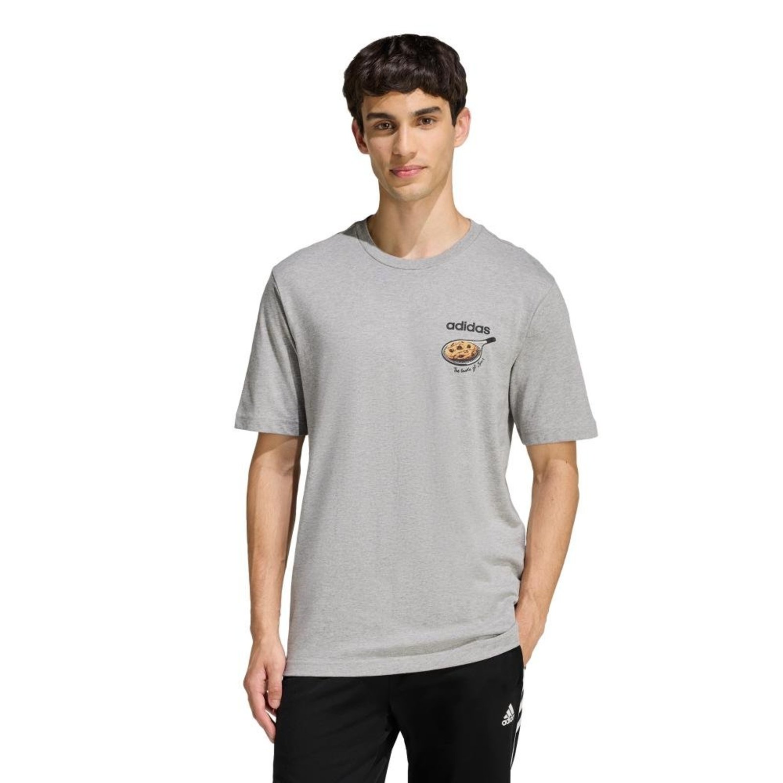CAMISETA ESTAMPADA SNACK COOKIE adidas Sportswear Cinza