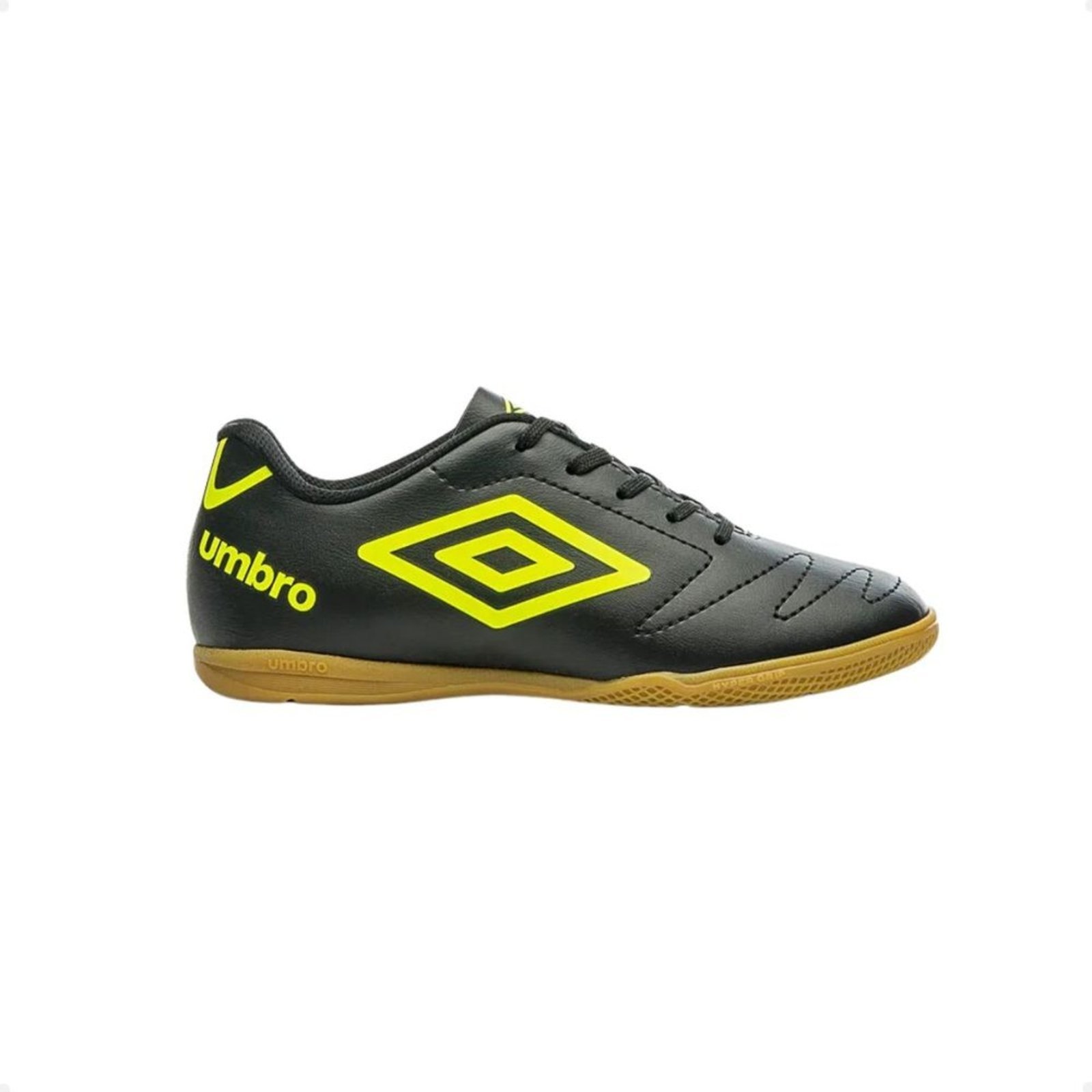 Vista 2 Chuteira Indoor Masculina Umbro Class Preta preto Umbro preto