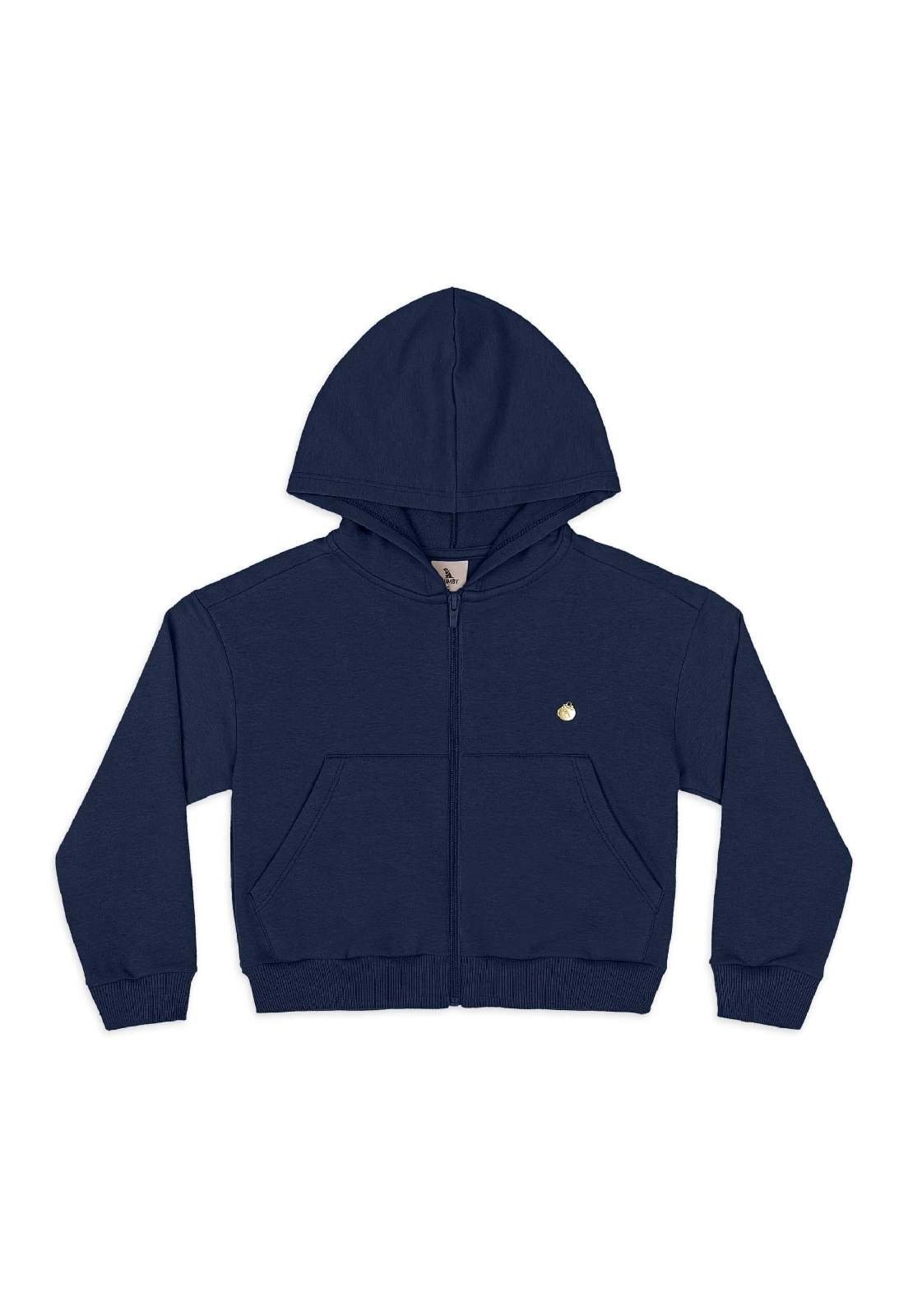 Infantil - Jaqueta Molecotton Felpado Quimby Preto