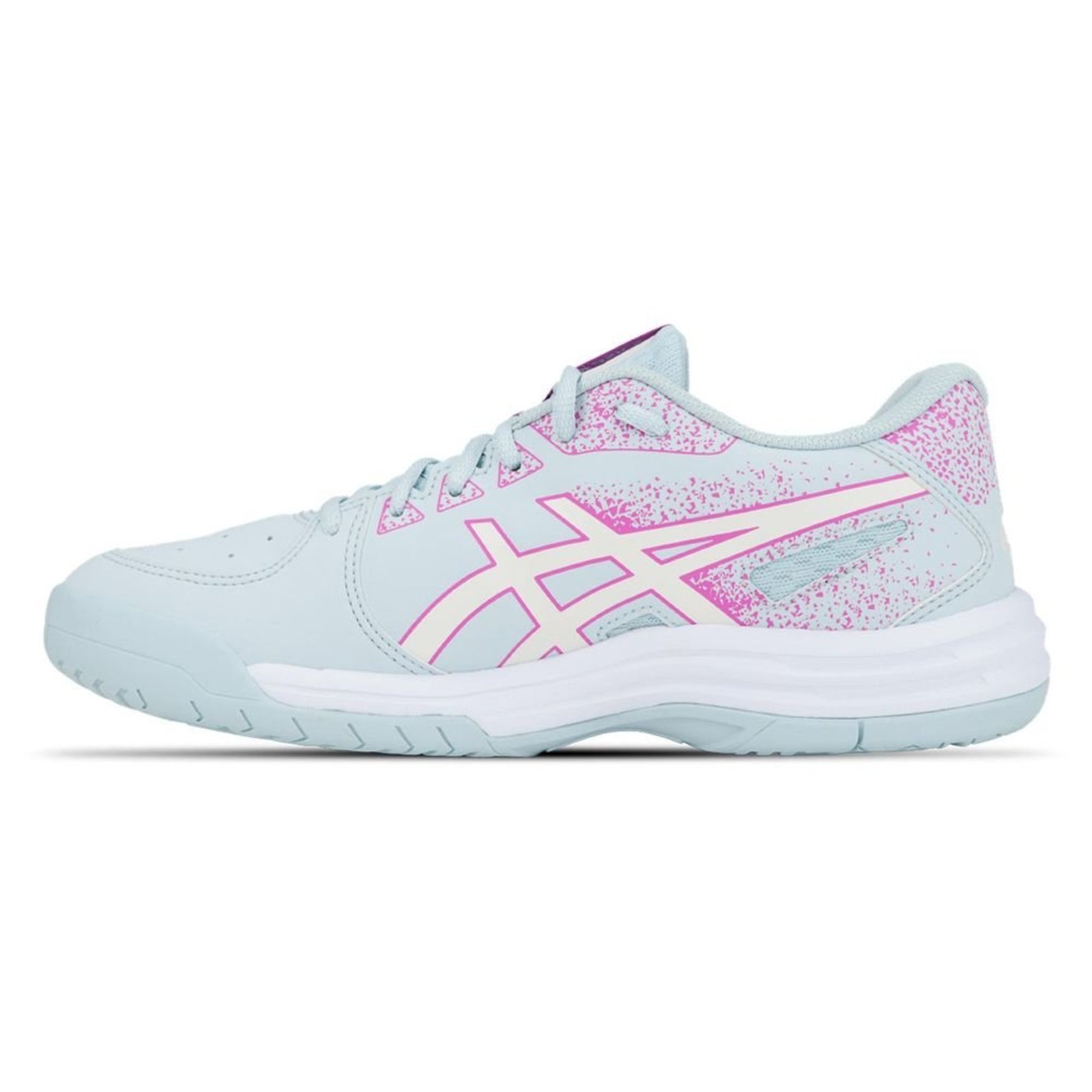 Tênis ASICS Gel-Backhand 2 - Feminino - Azul/Rosa