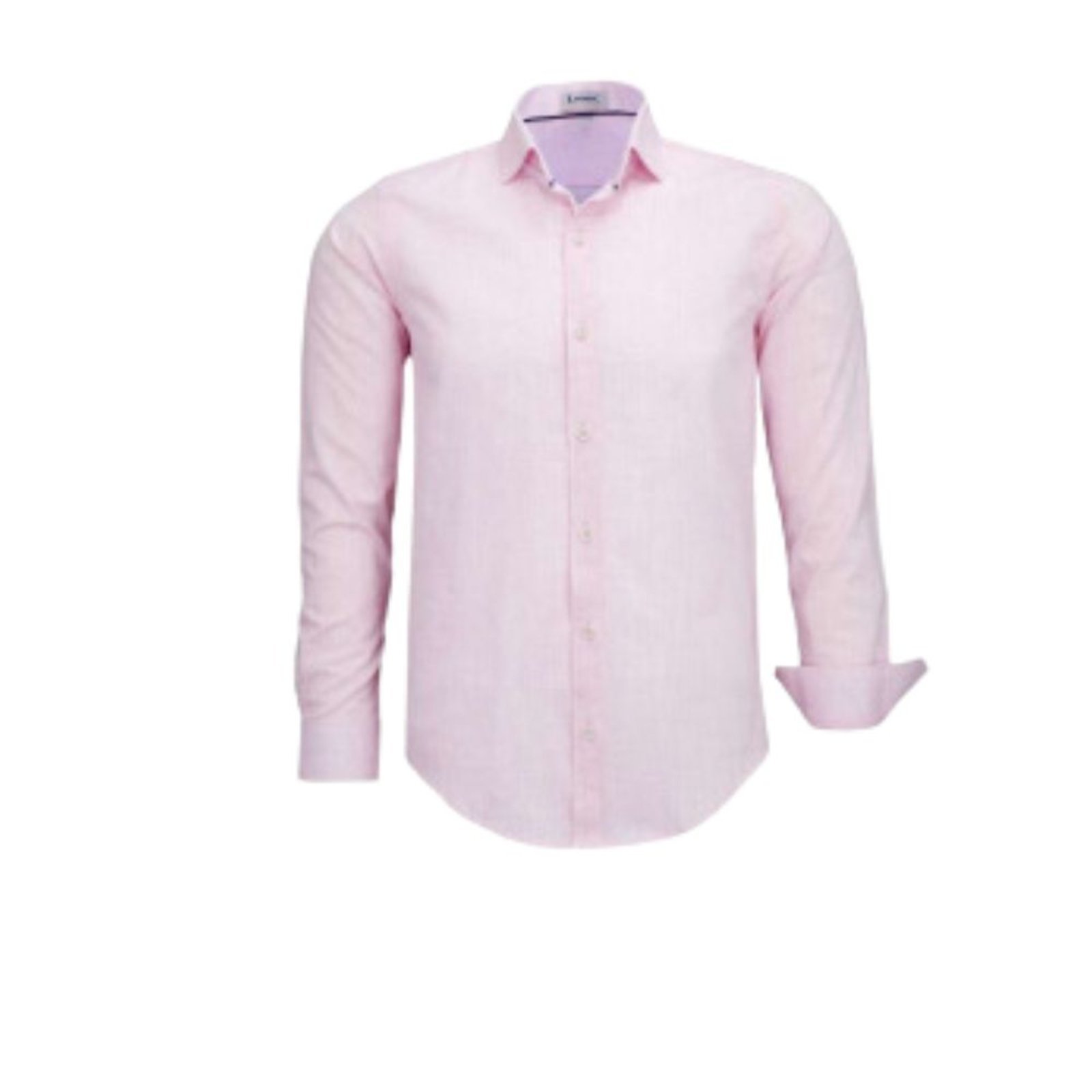 Camisa Manga Longa Amil Comfort Algodão Rosa BB 1866