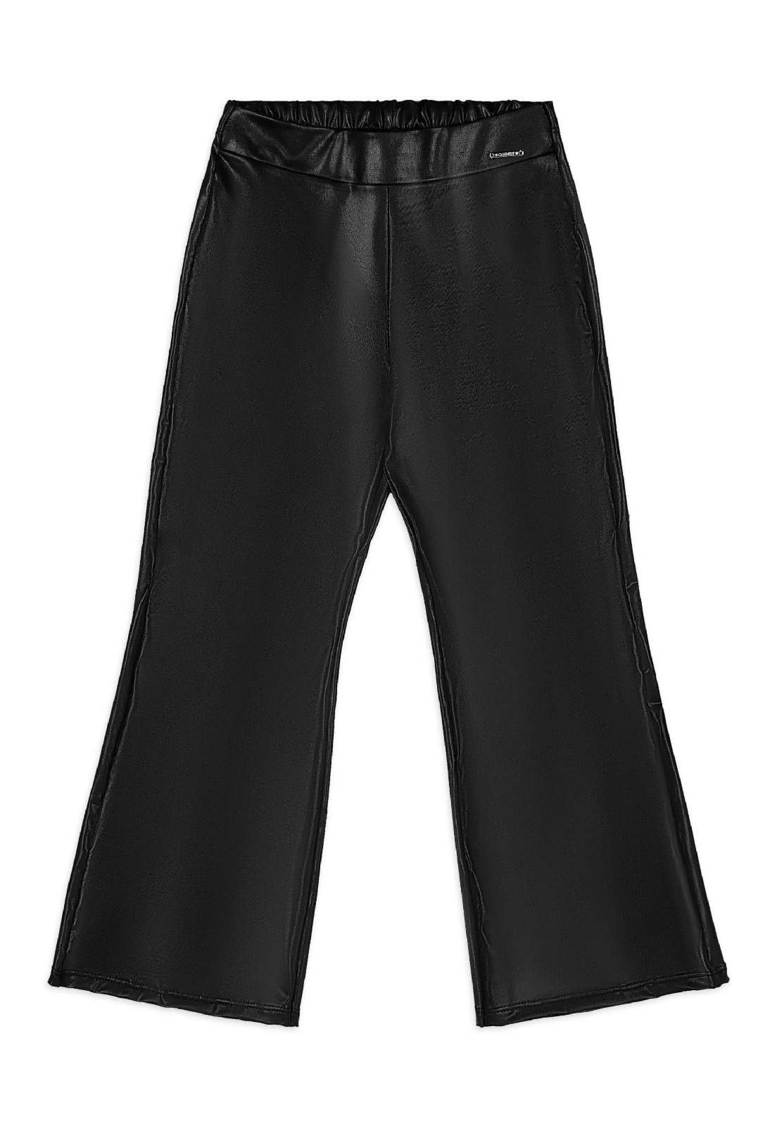 Infantil - Calça Flare em Cirrê Quimby Preto