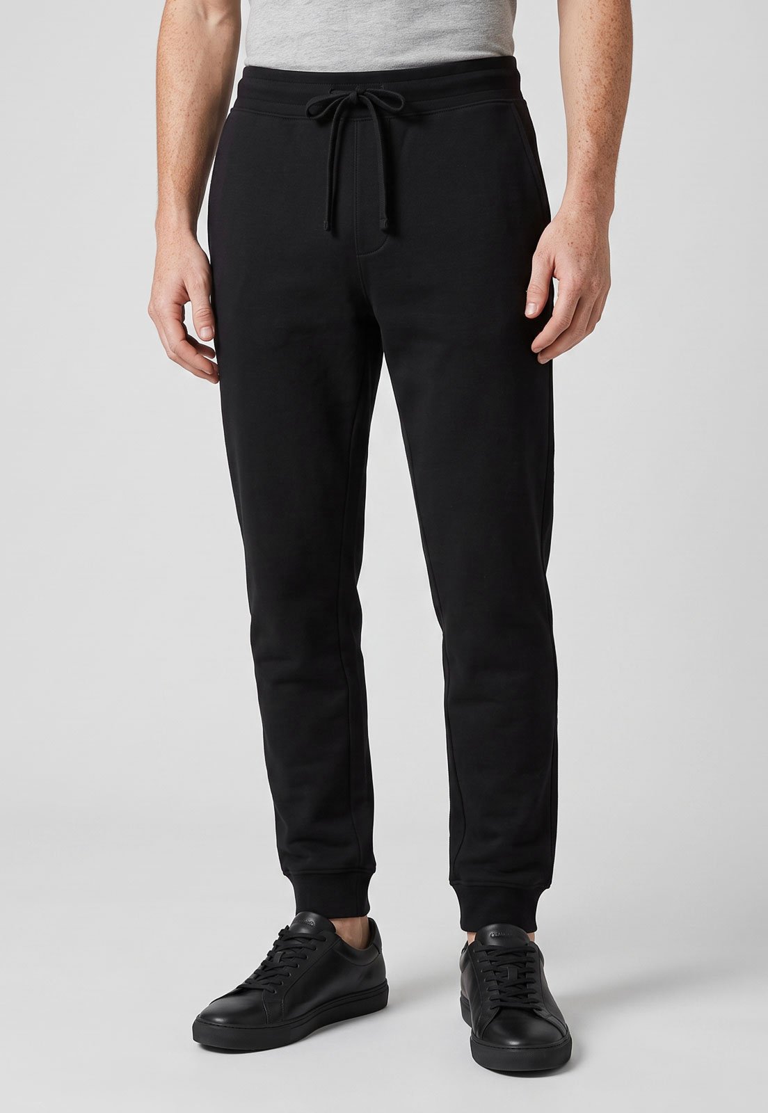 Calça Moletom Masculina Calvin Klein Jeans Jogger Preta