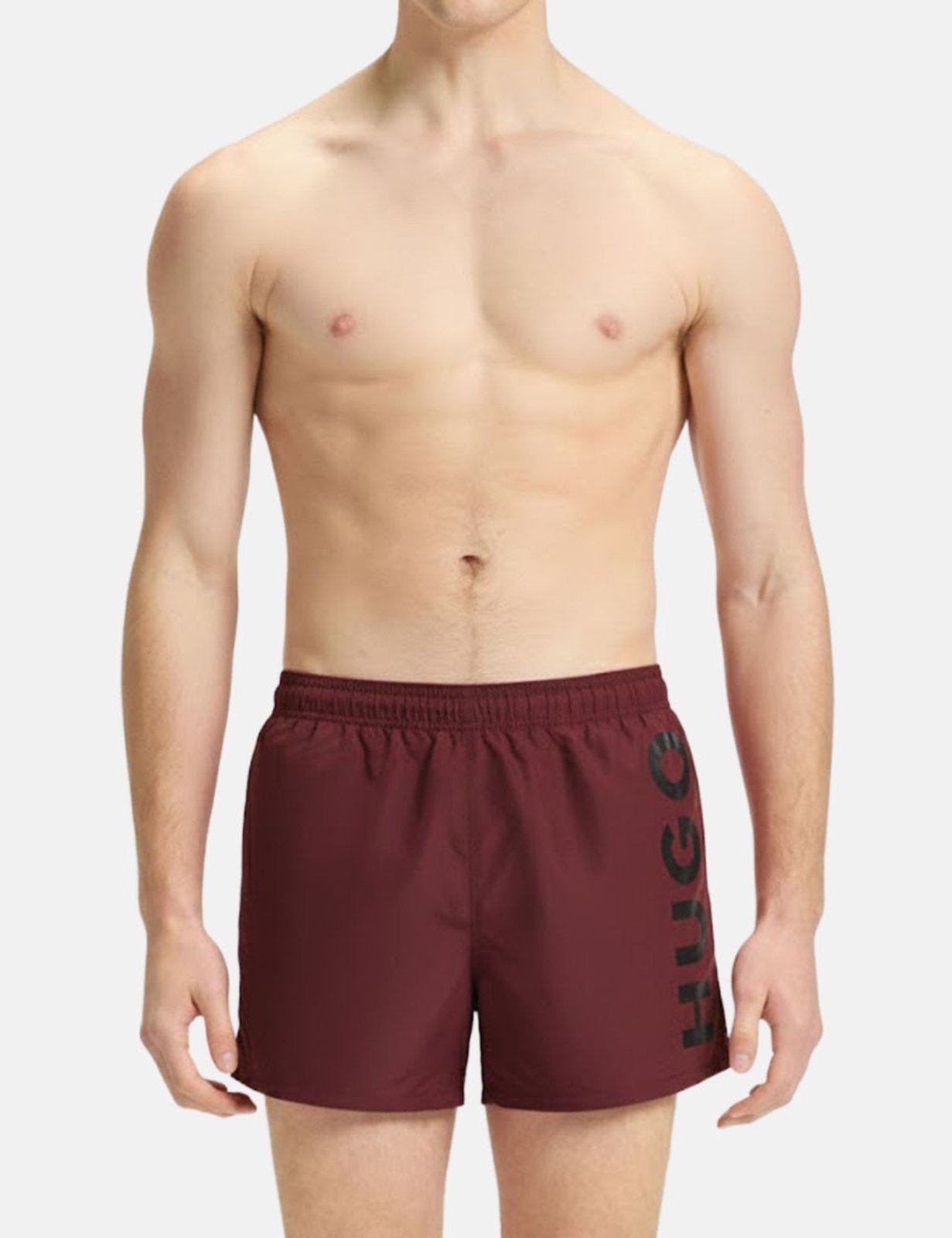 Short Hugo Boss Masculino Regular Beachwear Abas Bordô