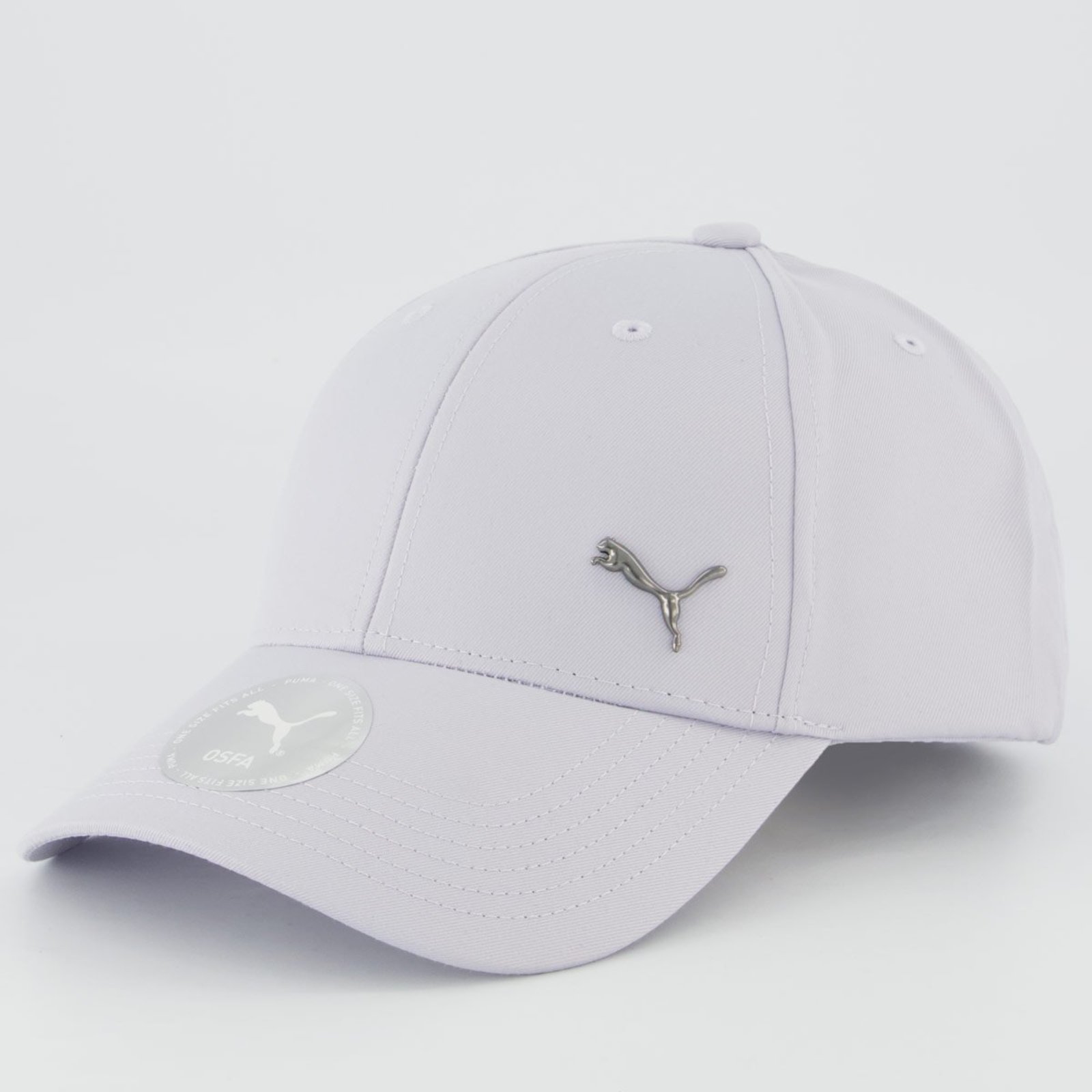 Boné Puma Ess Metal Cat BB Cinza Claro