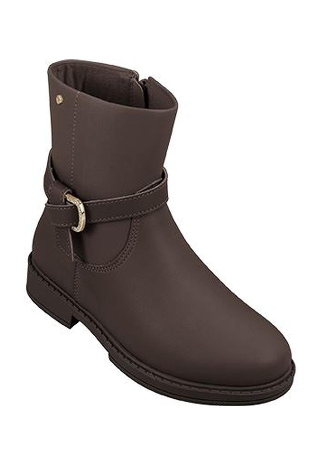Infantil - Bota Feminina Safira Montaria com Fivela Marrom 28 Marrom