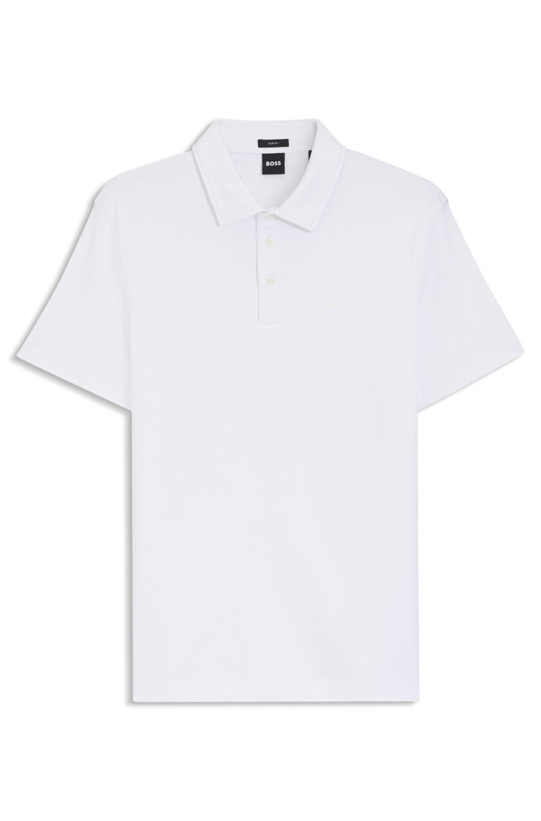 Camisa Polo Slim Fit Em Algodão Orgânico Com Logo