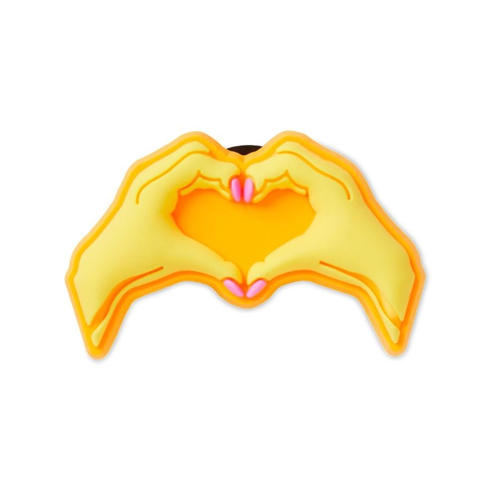 Infantil - Jibbitz™ Mãos em Forma de Coração Único Branco