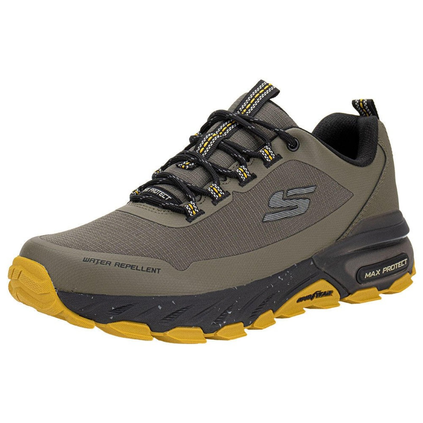 Tênis Masculino Max Protect Promoter Track Skechers 237669 5677669 Verde Militar