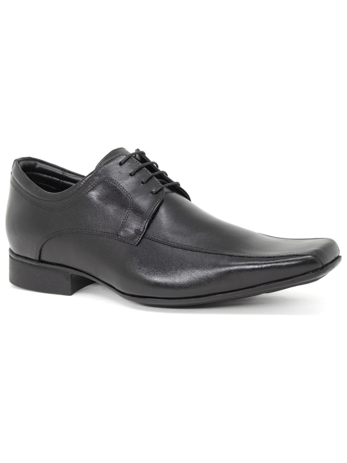 Sapato Social Jota Pe AirBag Couro Aumenta Altura Preto