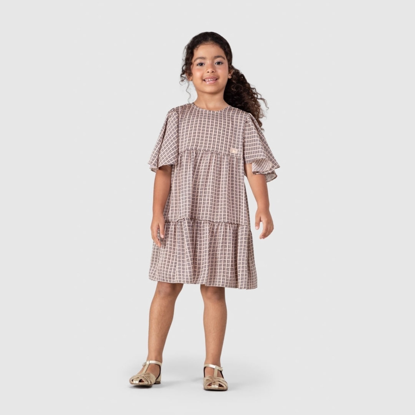 Infantil – Vestido Xadrez Curto Feminino Lilica Ripilica