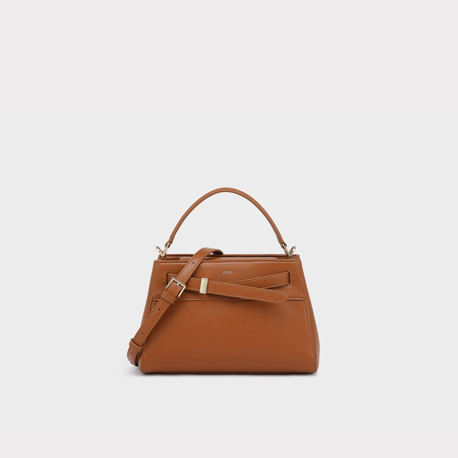 Bolsa Lívia Fiore Milano Caramelo Tan