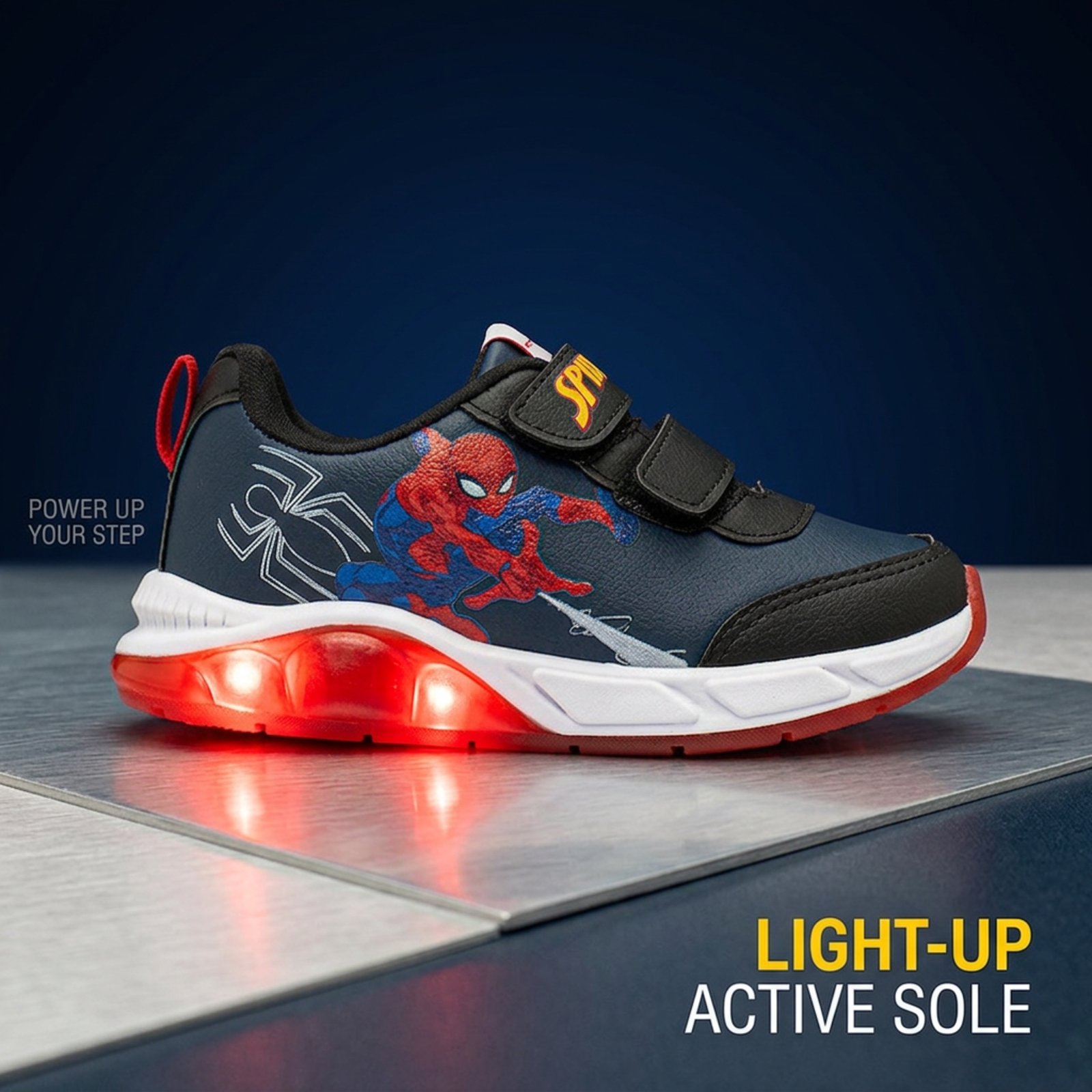 Infantil - Tênis Disney Spider-Man Led
