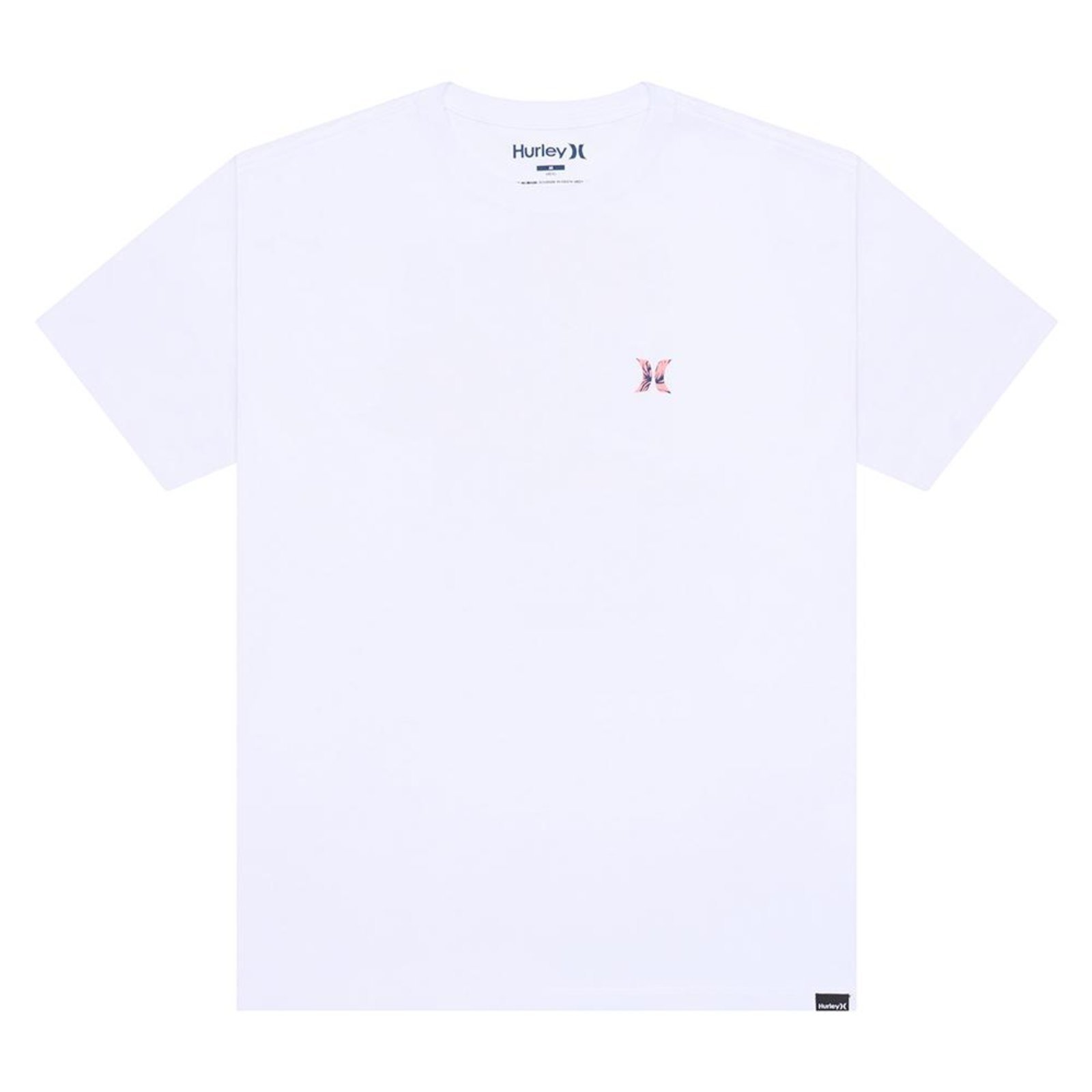 Camiseta Hurley Flower SM26 Masculina Branco