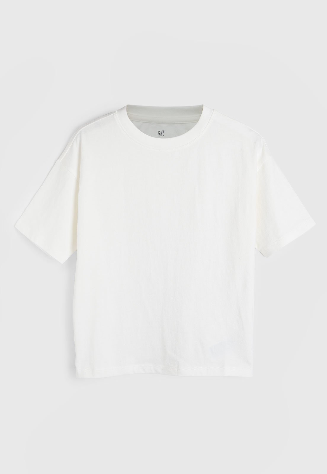 Infantil – Camiseta GAP Lisa Off-White