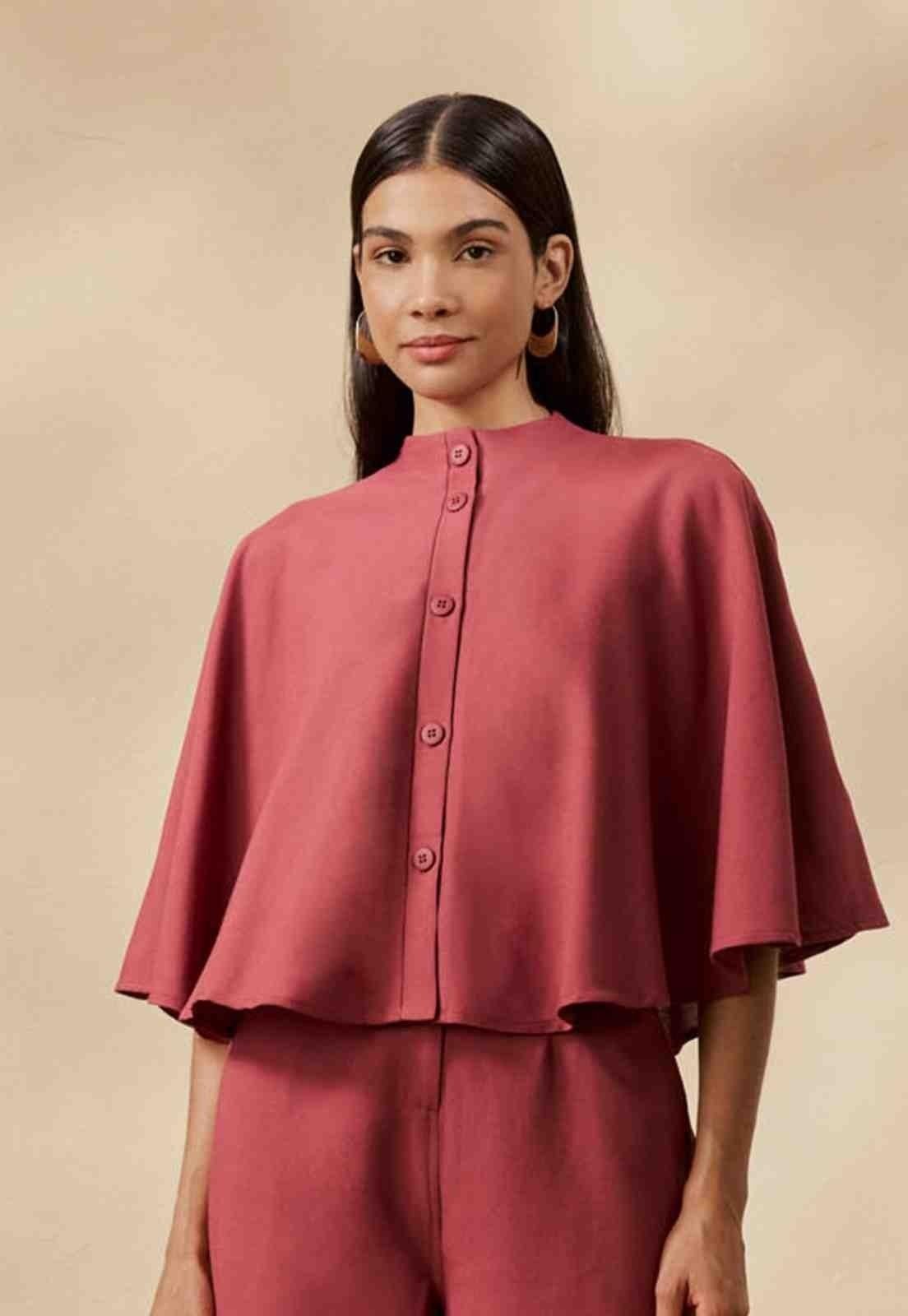 Capa Lisa Botão Rosa