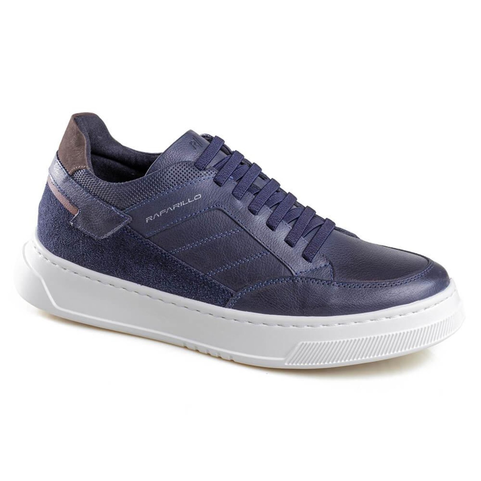 Sapatênis Masculino Couro Max Light Alth Rafarillo - Mogno - 38 Azul Marinho
