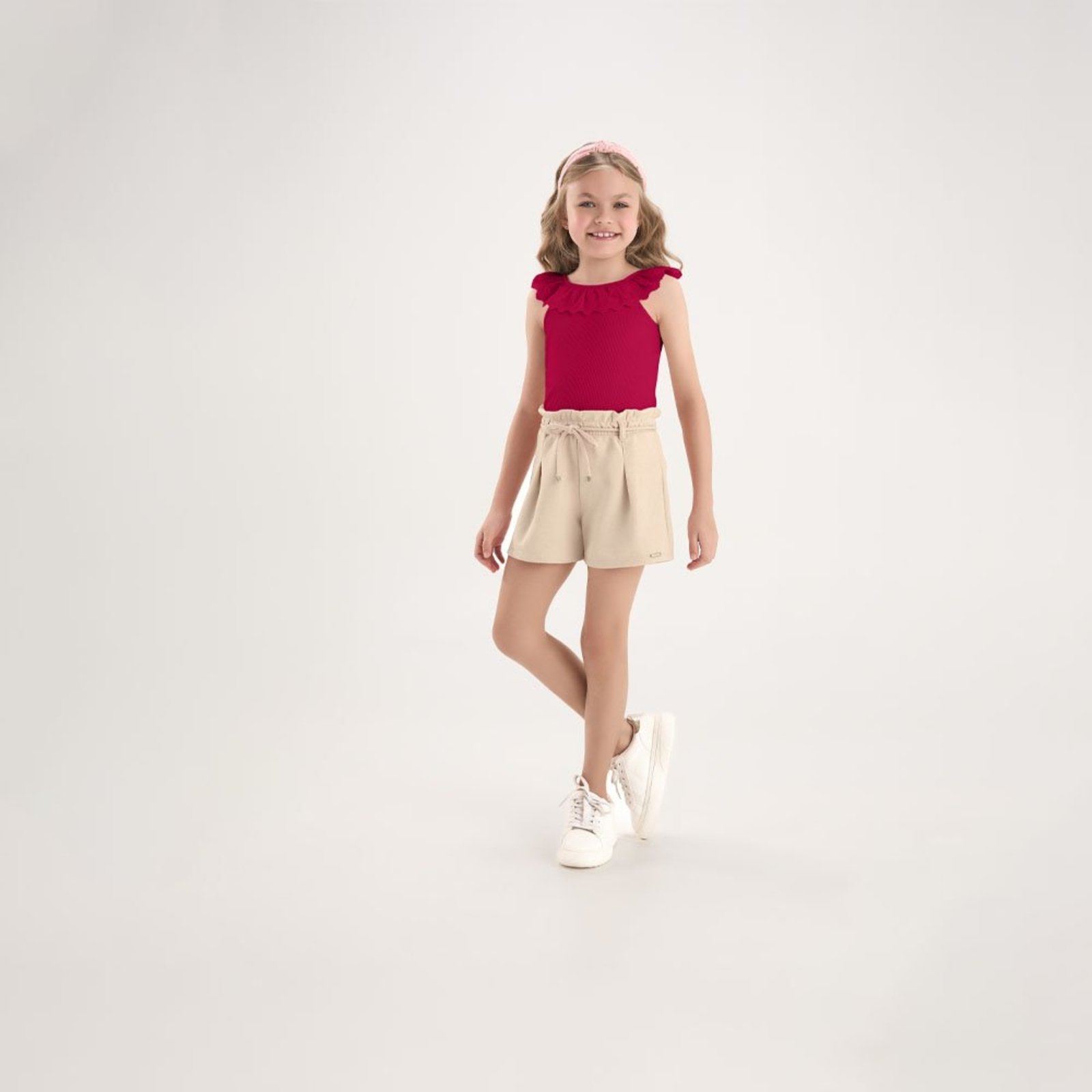 Infantil - Blusa Vermelho Pulla Bulla Menina - 53802-65