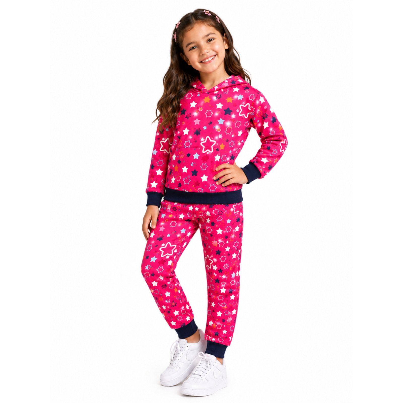 Infantil - Conjunto Menina Inverno Estrelas Iaia