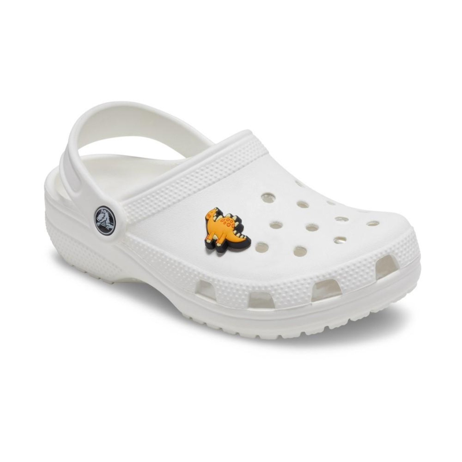 Vista 3 Infantil - Jibbitz™ Dino Amarelo Crocs branco