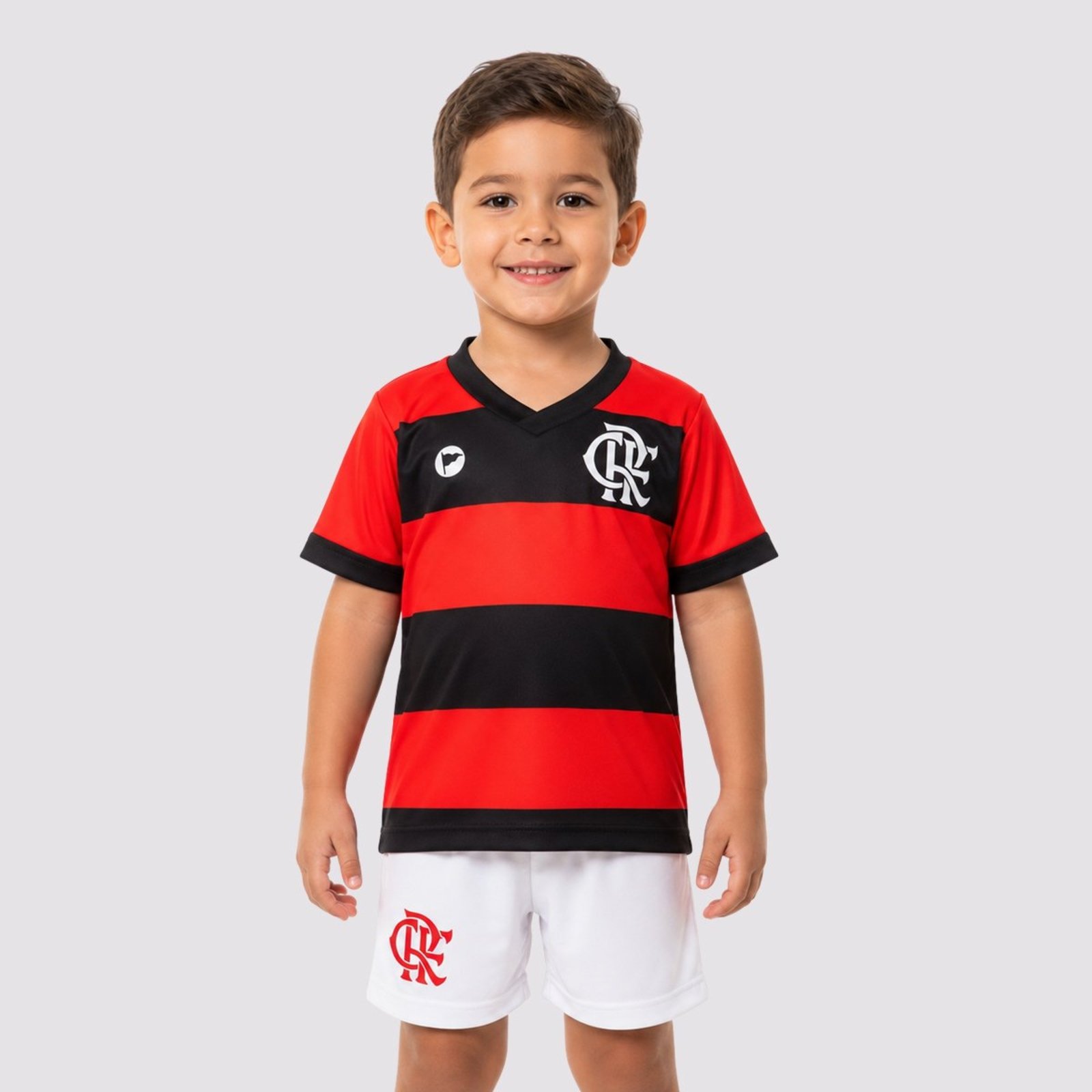 Infantil - Kit Flamengo Baby Vermelho e Preto
