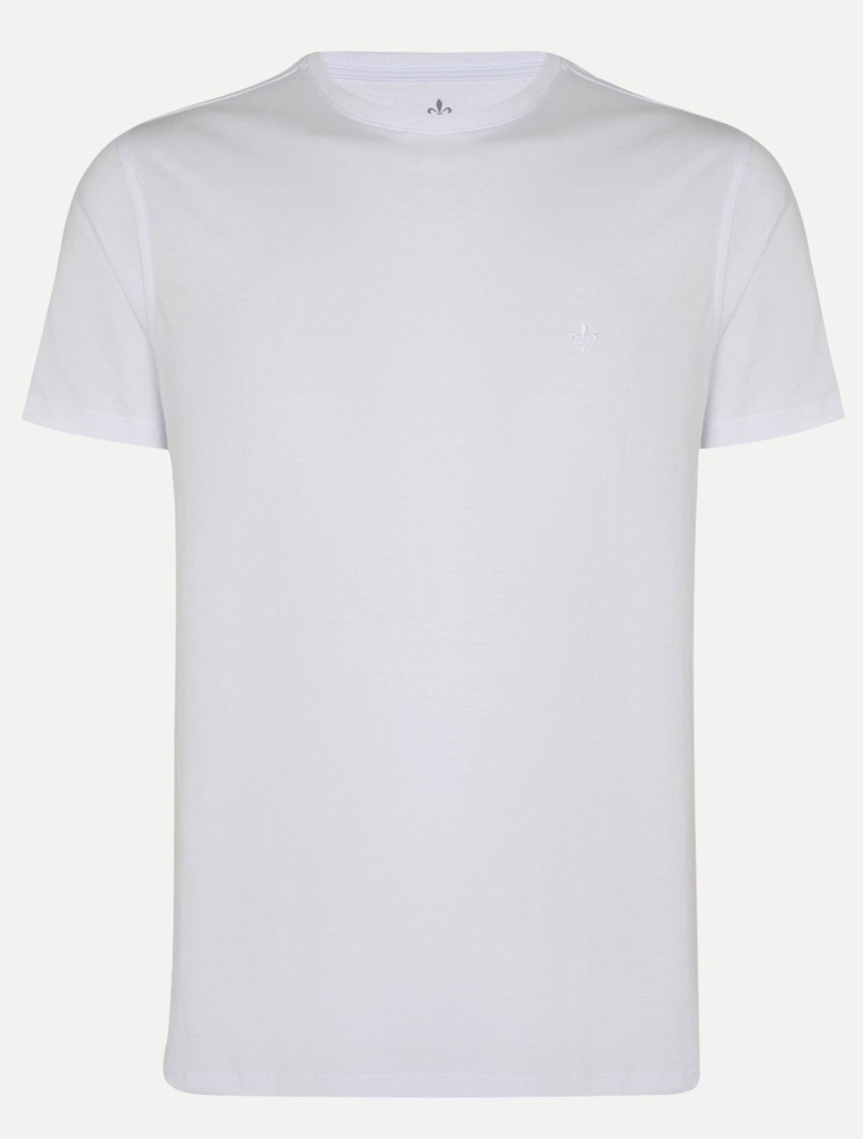 Camiseta Dudalina Ultrasoft Pima Cotton Logo Branca