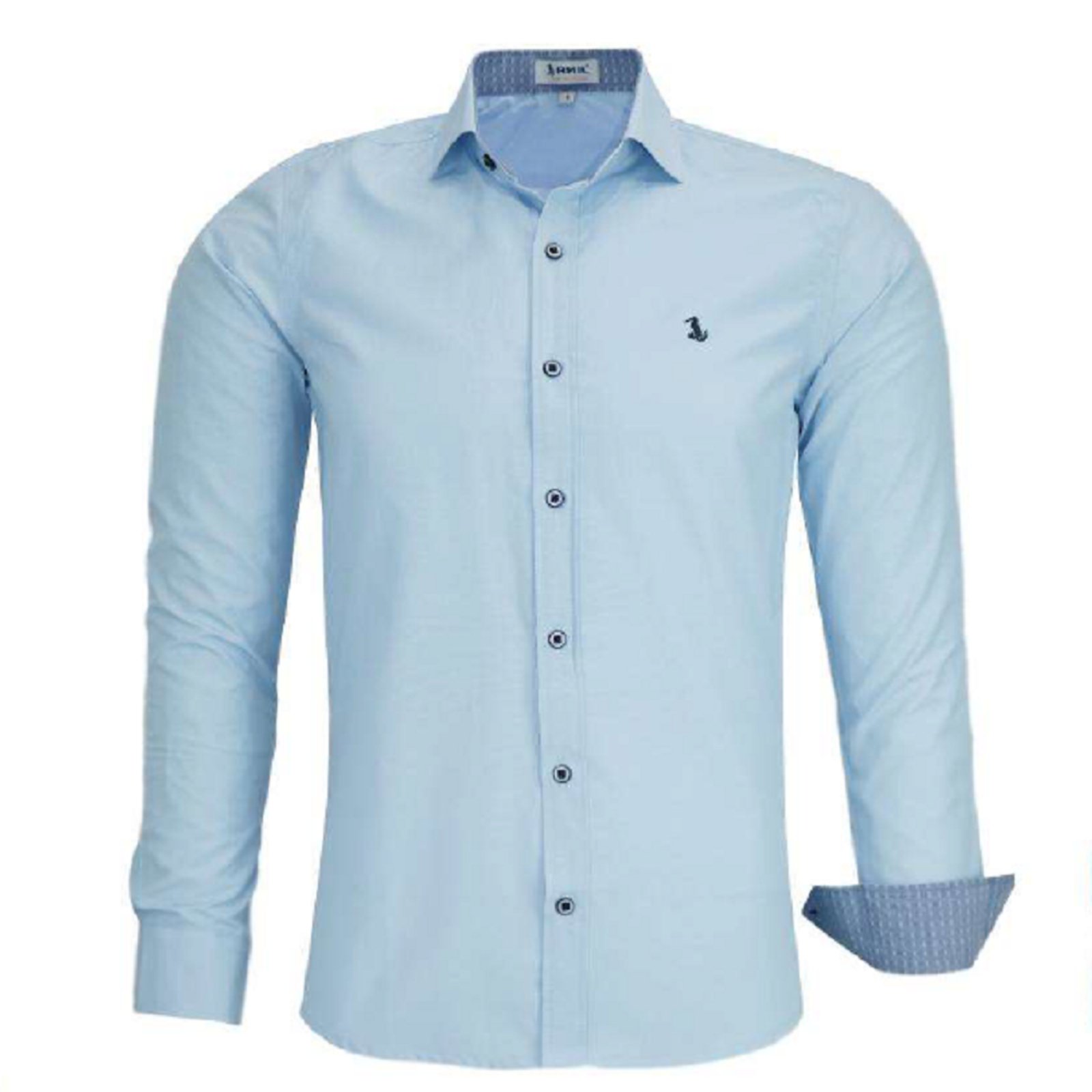 Camisa Social Manga Longa Original Amil Az Bb