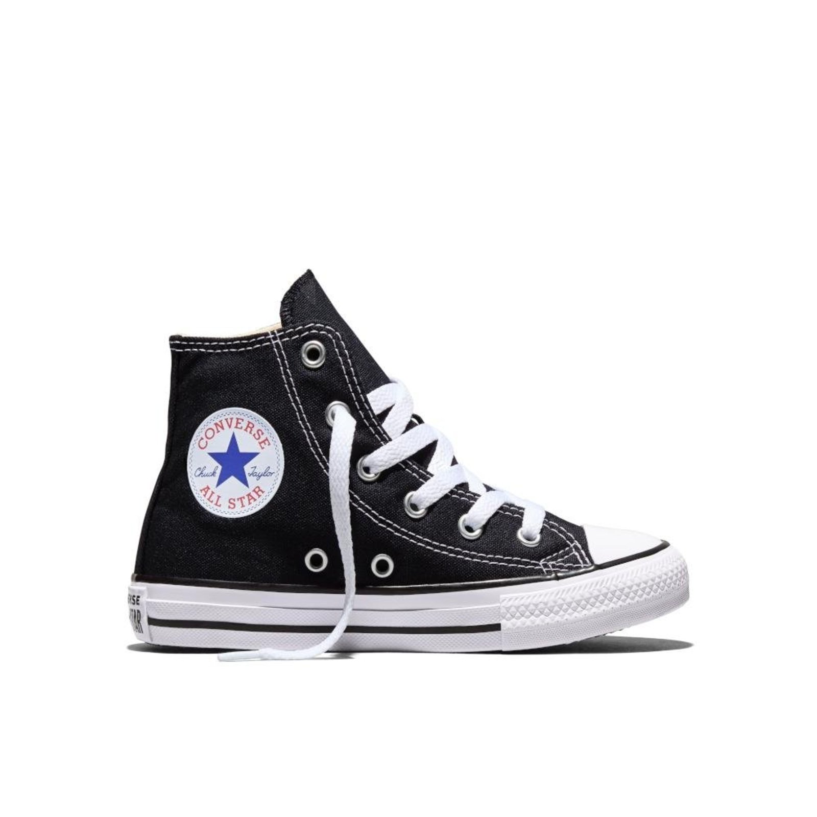 Infantil - Tênis Juvenil Chuck Taylor All Star Canvas Cano Alto Preto