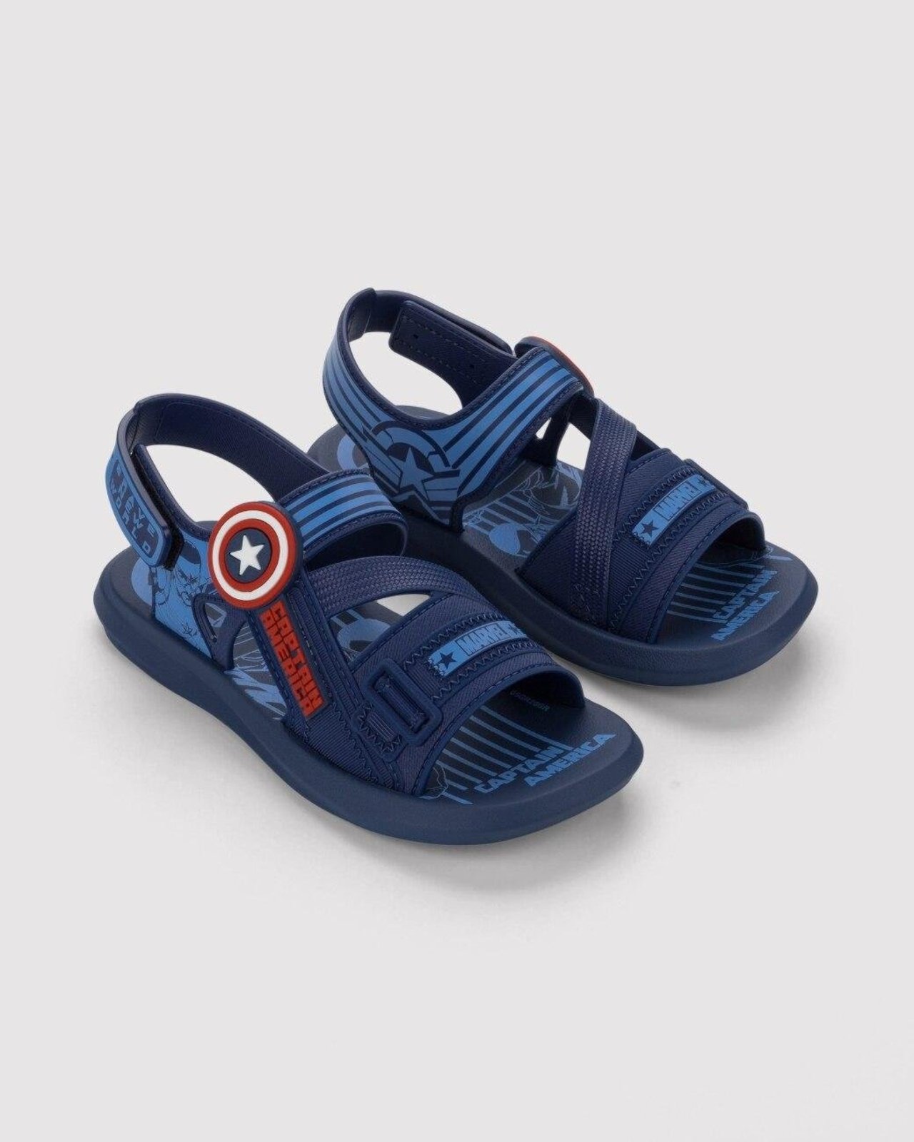 Infantil - Sandália Grendene Marvel Hero Squad Azul