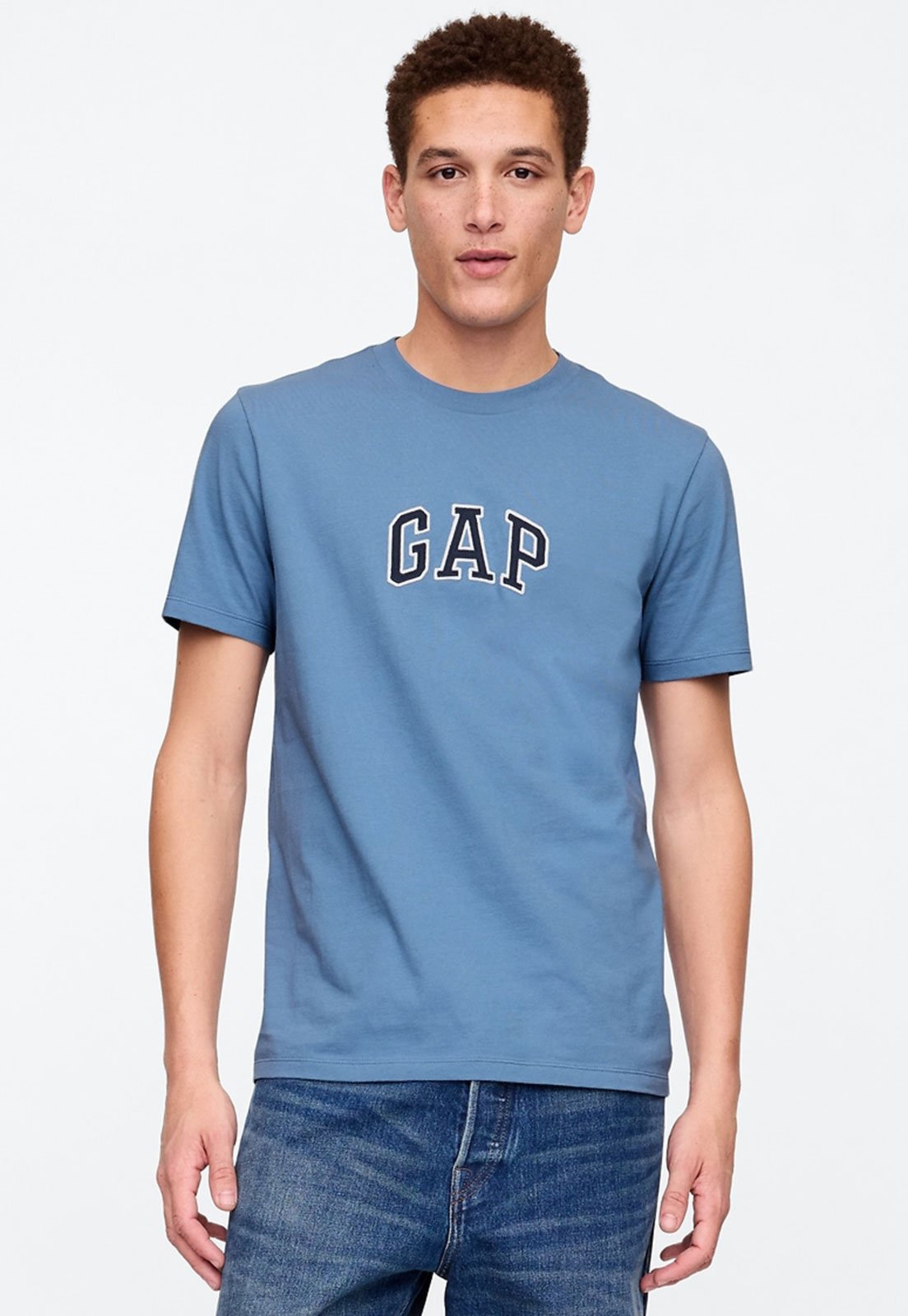 Camiseta GAP Reta Logo Azul