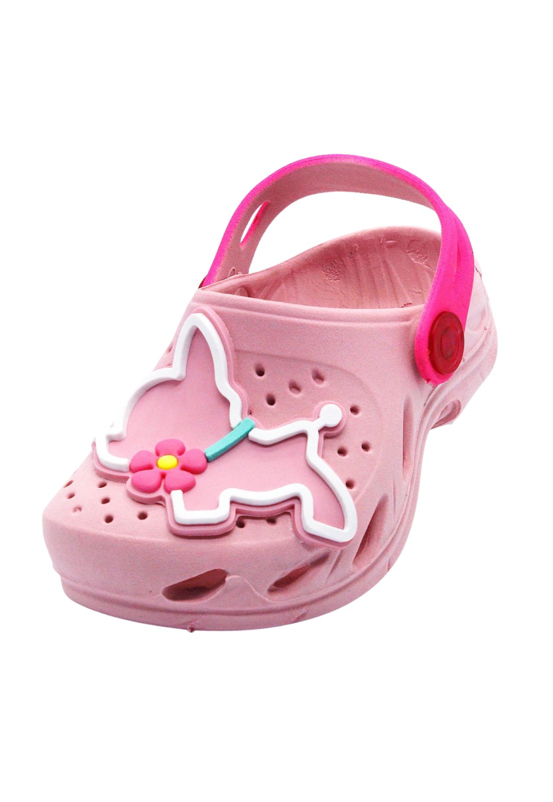 Infantil - Babuche Plugt Menina Cachorrinha Rosa Balé
